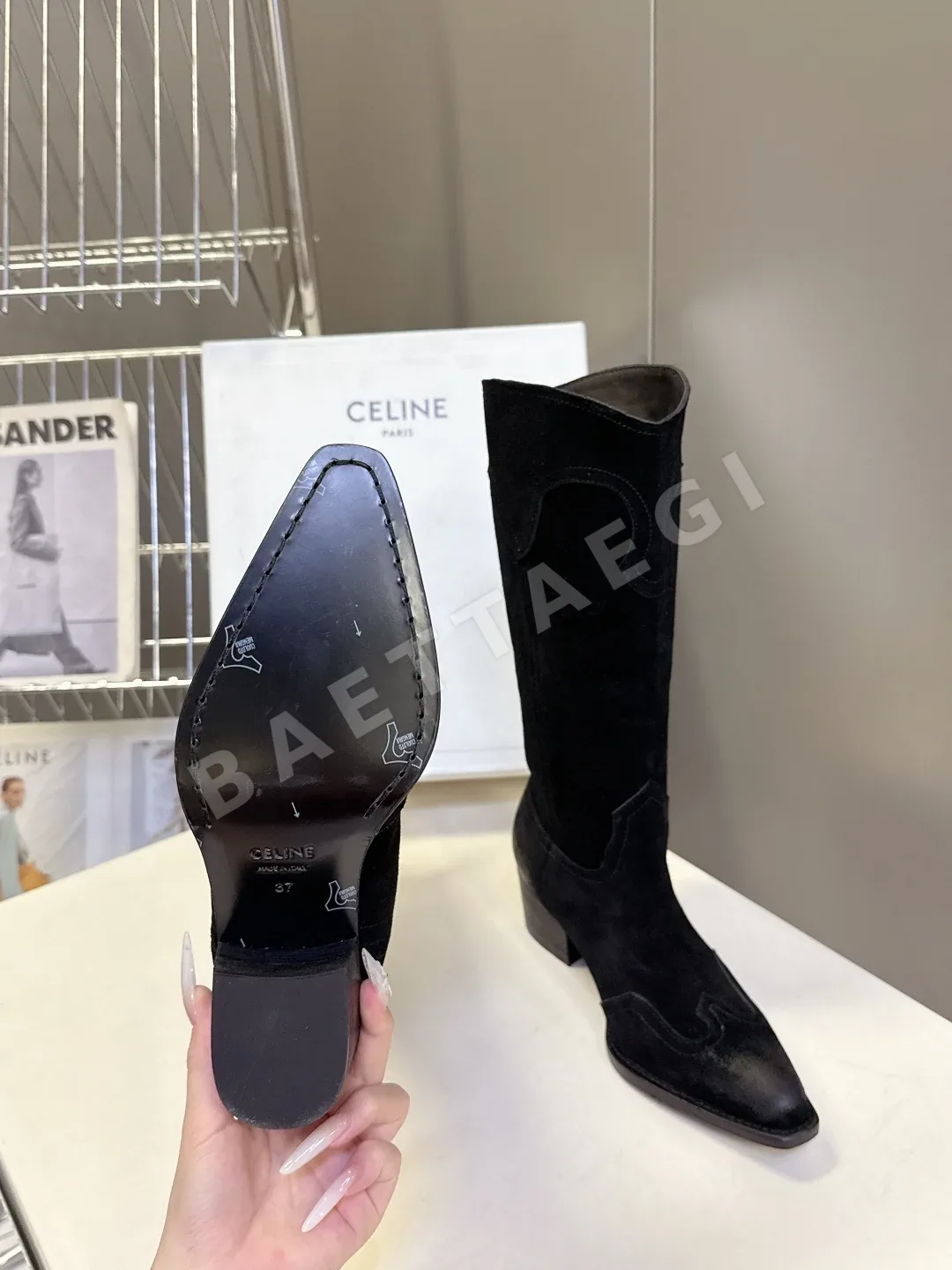 셀린느 부츠 스웨이드 상세 이미지 9