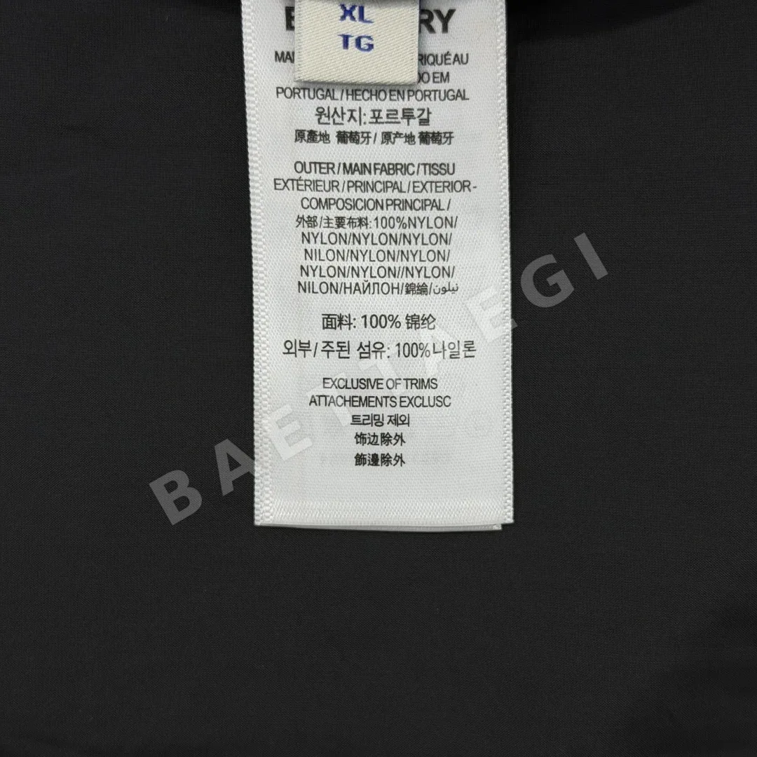 버버리 체크 후드 탈착 남성 워크 자켓 상세 이미지 9