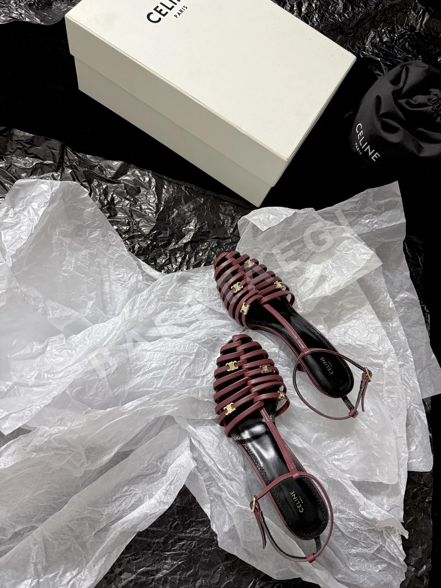 셀린느 케이지 스타일 스틸레토 샌들 상세 이미지 3
