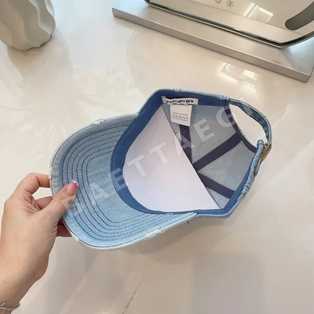 발렌시아가 데님 카우보이 베이스볼 모자 상세 이미지 8