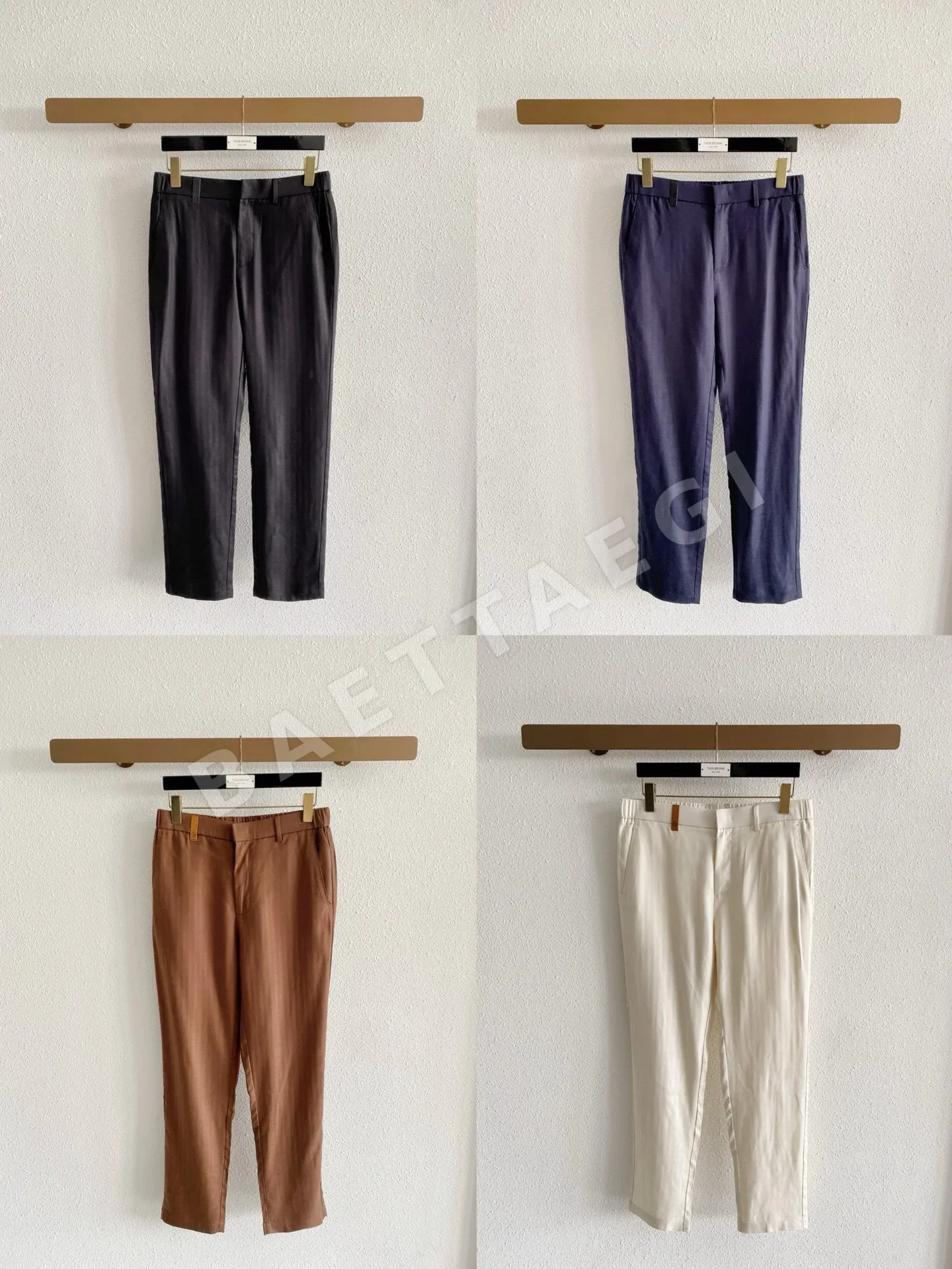 로로피아나 텐셀 린넨 남성 바지 상세 이미지 9