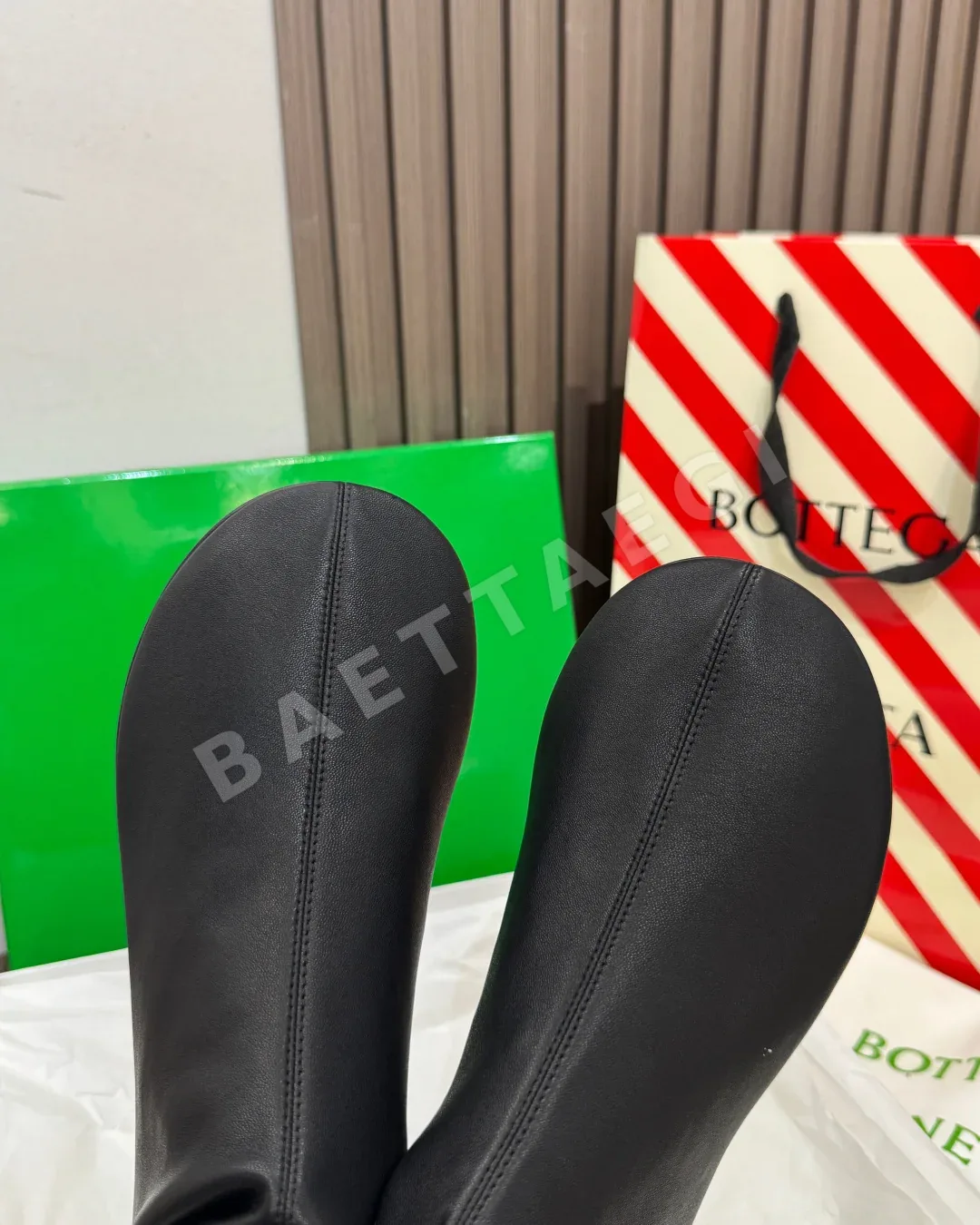 보테가베네타 부츠 램스킨 슬림 스트레치 상세 이미지 7