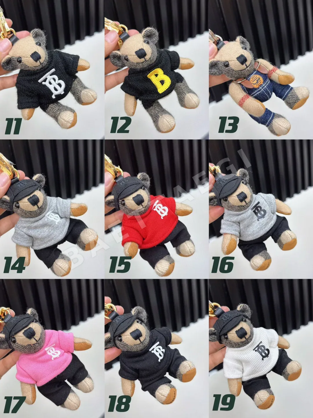 버버리 곰 인형 키링 상세 이미지 2