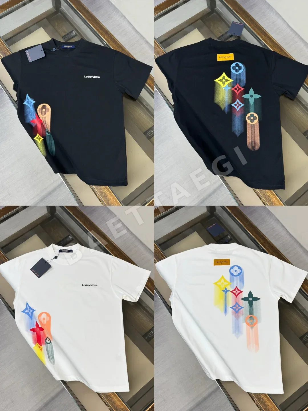 루이비통 남녀공용 반팔 티셔츠 상세 이미지 3