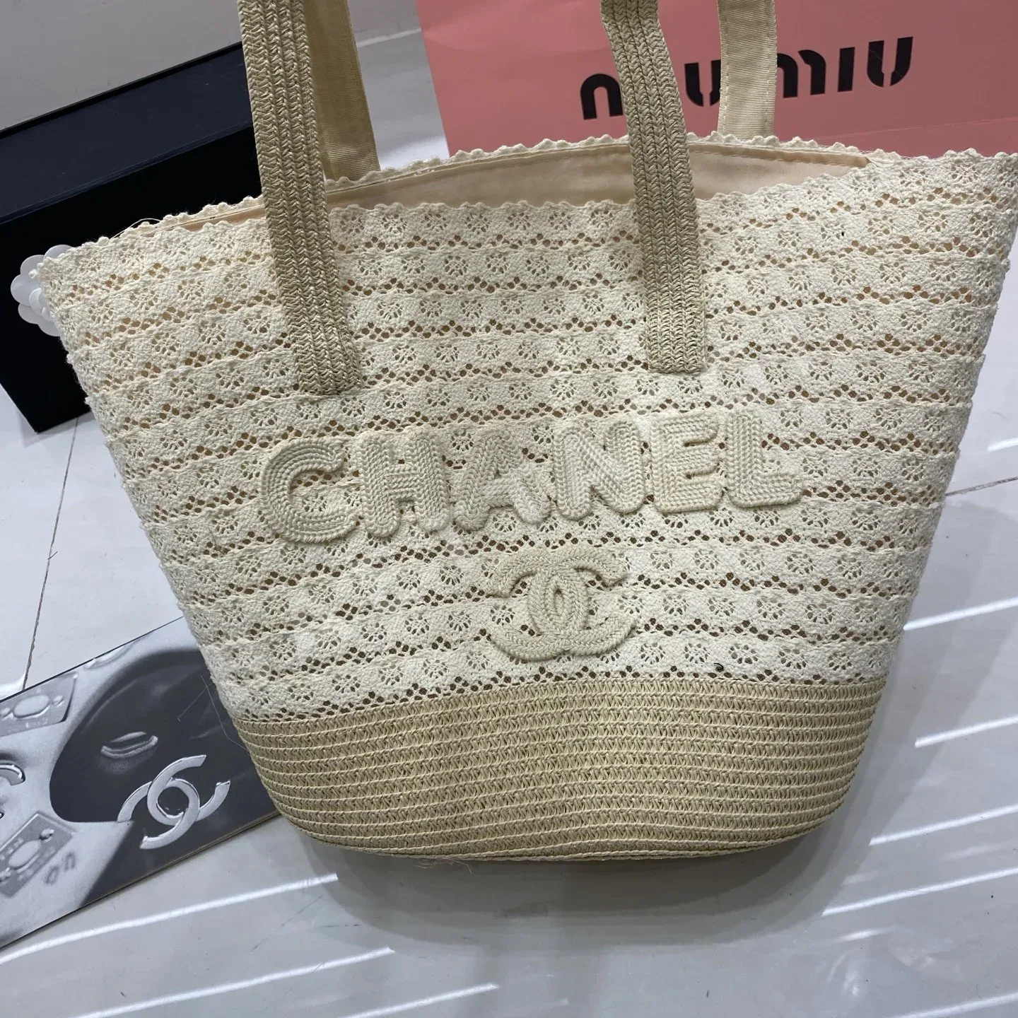 샤넬 레이스 수트 모자 상세 이미지 11