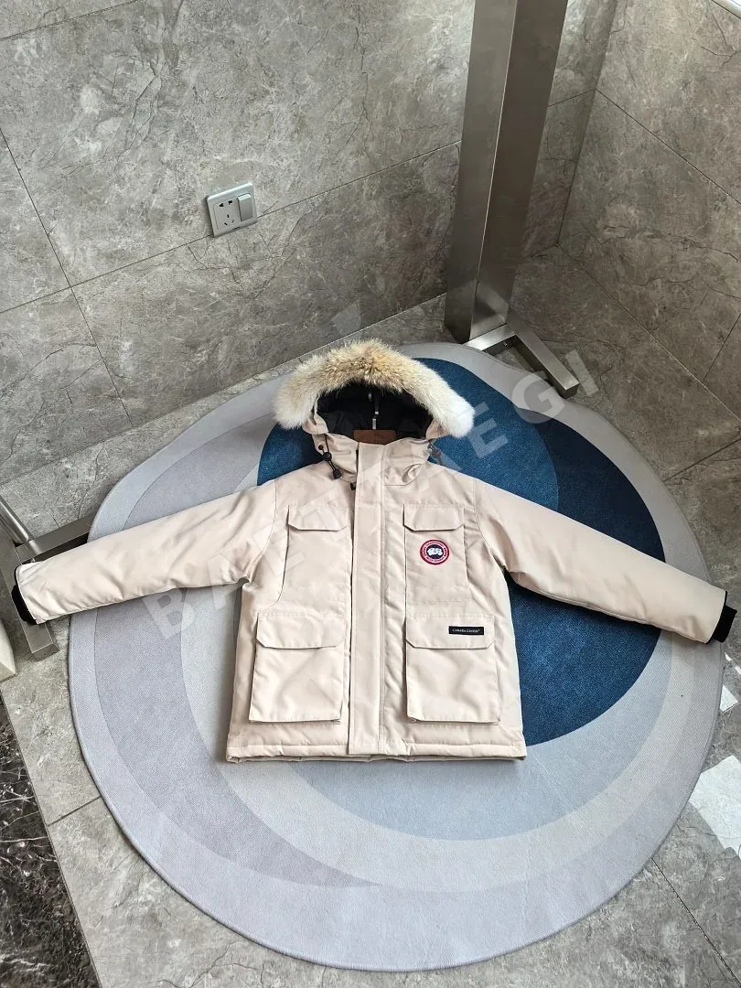 캐나다구스 [TOP] 화이트 베이지 205739 Canada Goose Kids E08 상세 이미지 9