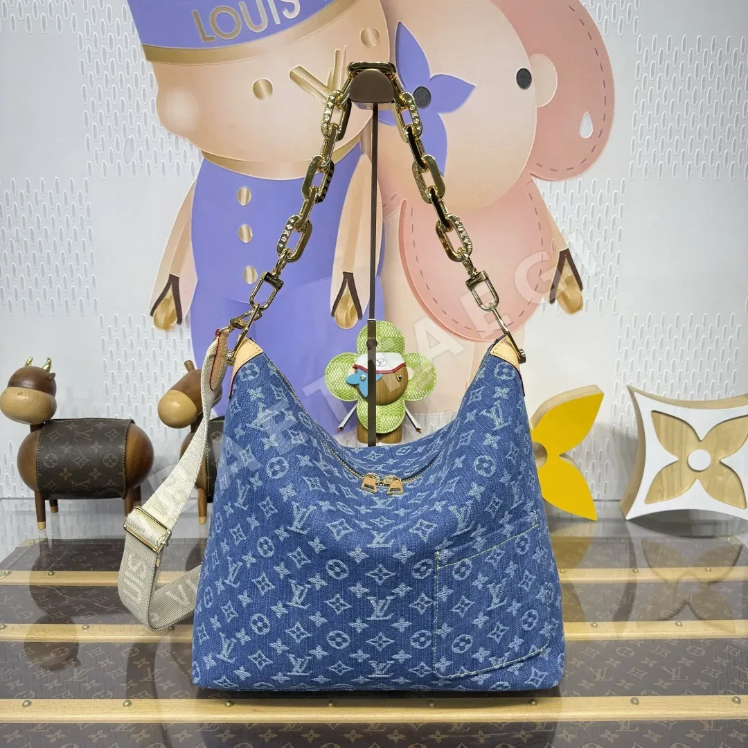 루이비통 블루 데님 쿠산 호보백 M28331 상세 이미지 2