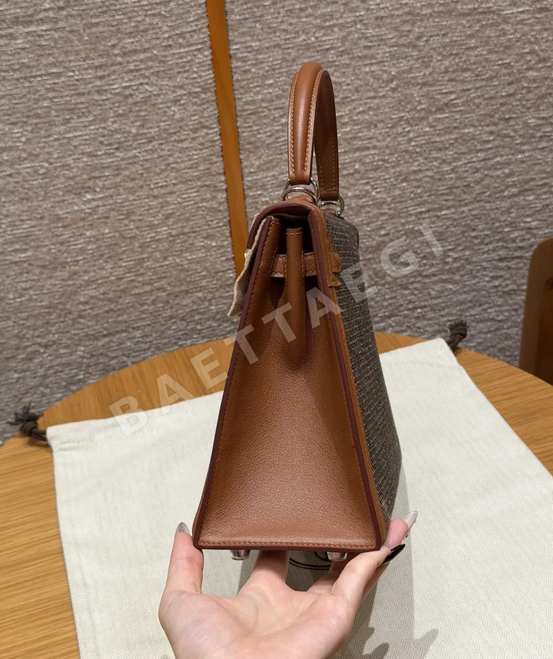 에르메스 토왈 H 켈리 패치워크 가방 상세 이미지 4