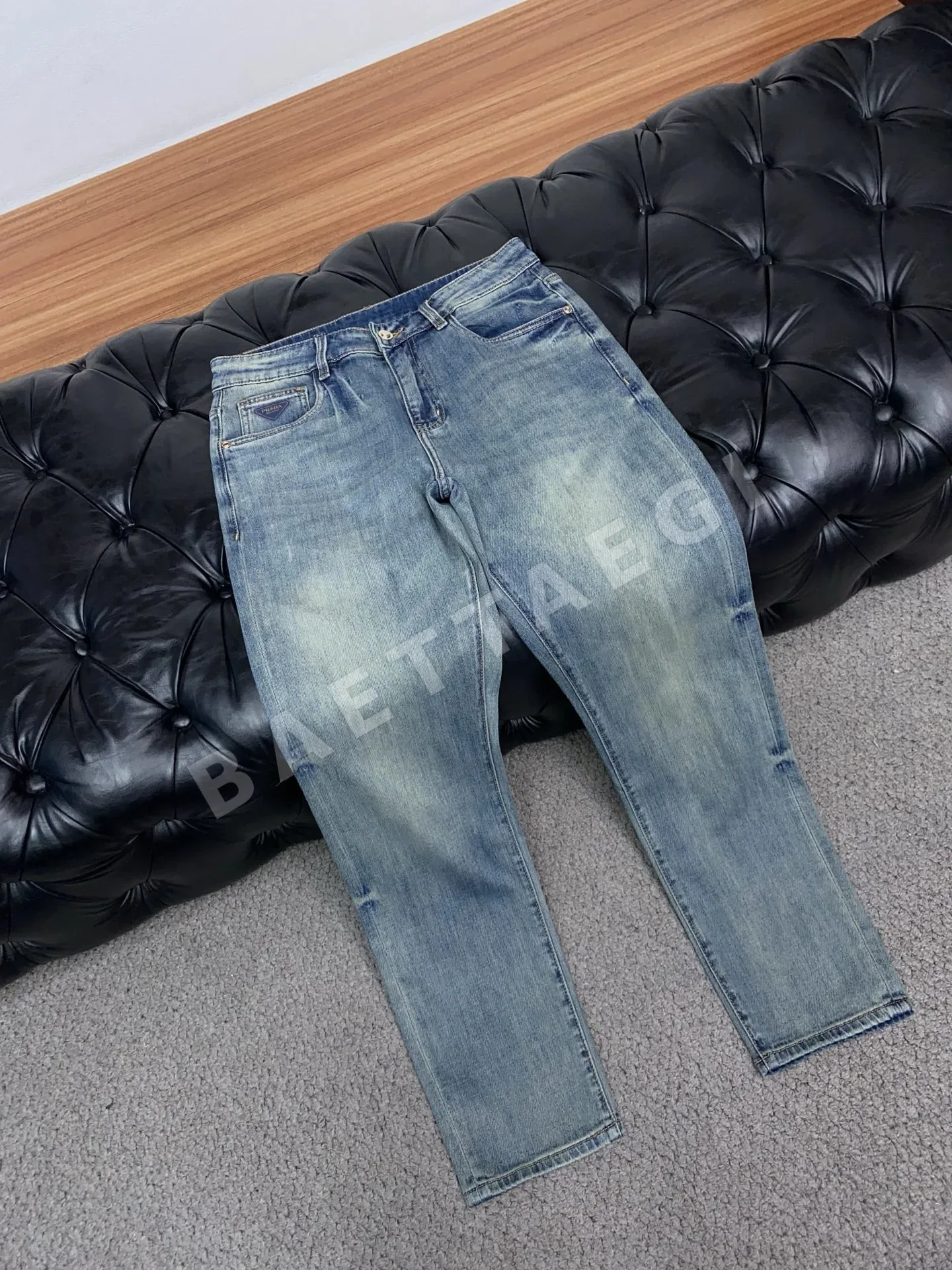 프라다 수입 데님 남성 바지 상세 이미지 6