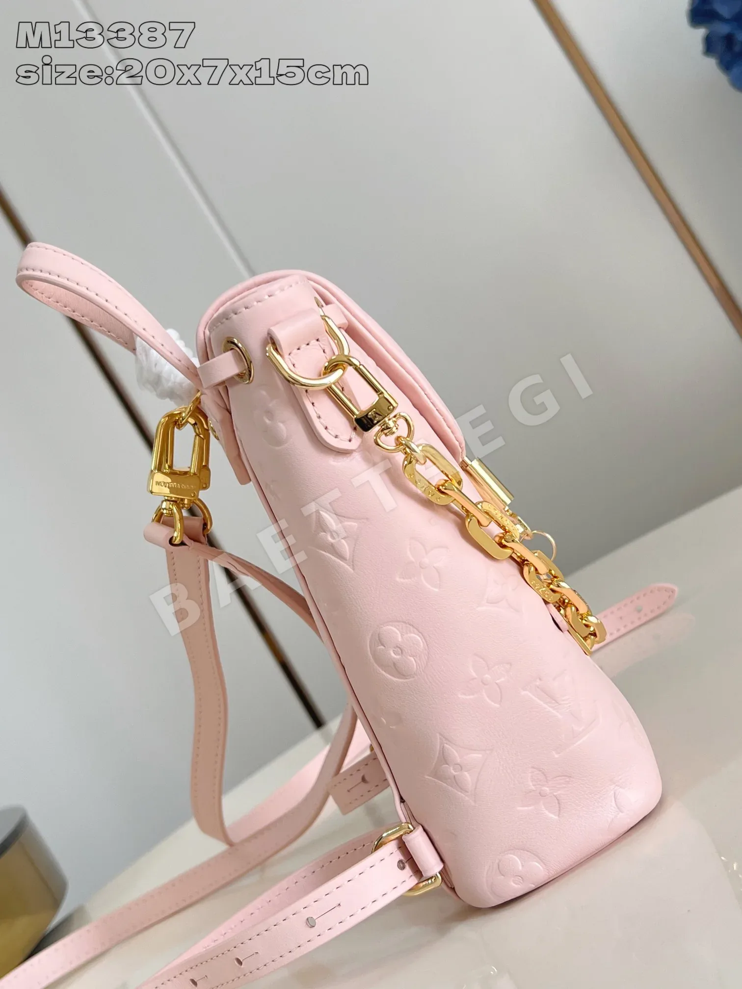 루이비통 모노그램 핑크 미니 백팩 M13387 상세 이미지 3