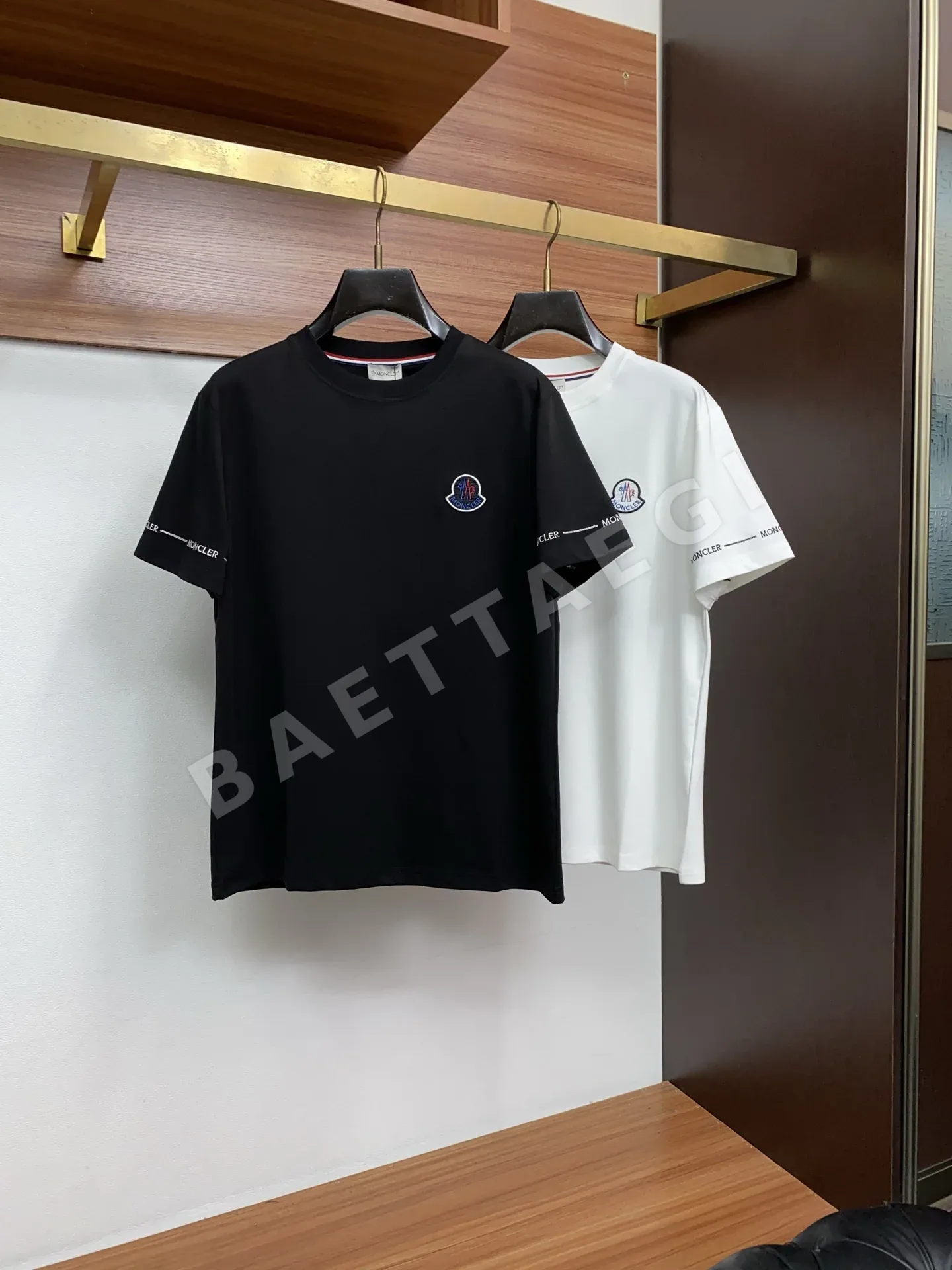 몽클레르 마세라즈드 코튼 크루넥 반팔 티셔츠 상세 이미지 9