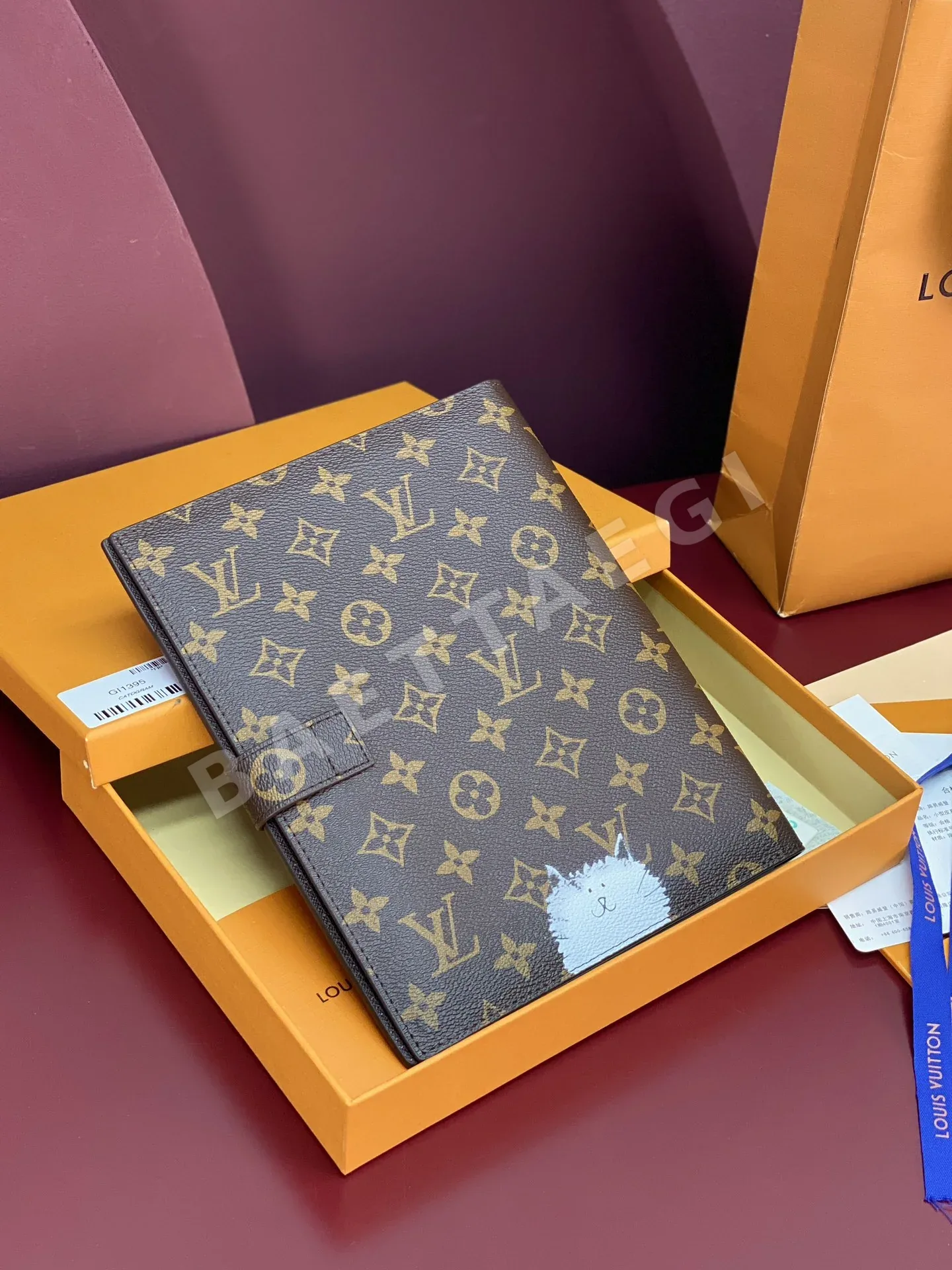 루이비통 그레이스 코딩턴 카토그램 모노그램 캔버스 실크스크린 고양이 프린트 가방 GL1395 상세 이미지 2