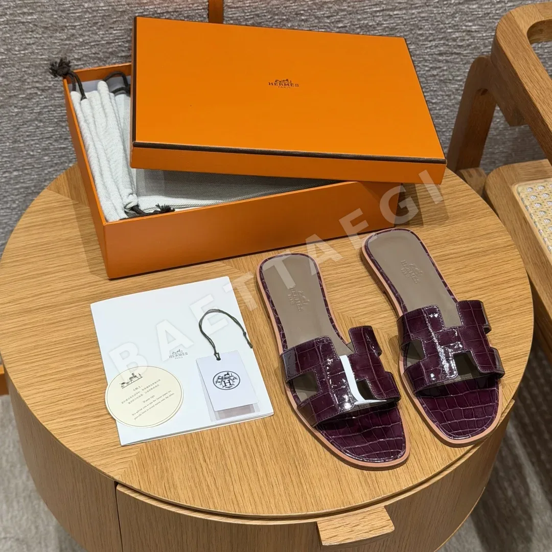 에르메스 오란 샌들 악어가죽 H 컷아웃 상세 이미지 7