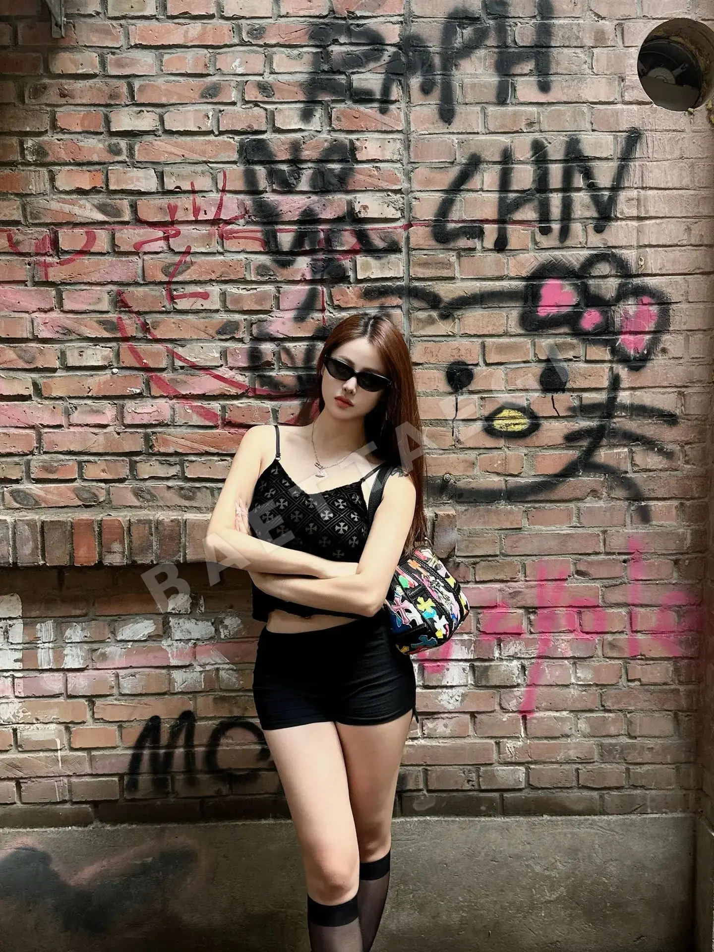 크롬하츠 여성 벨벳 캐미솔 반팔 상세 이미지 22