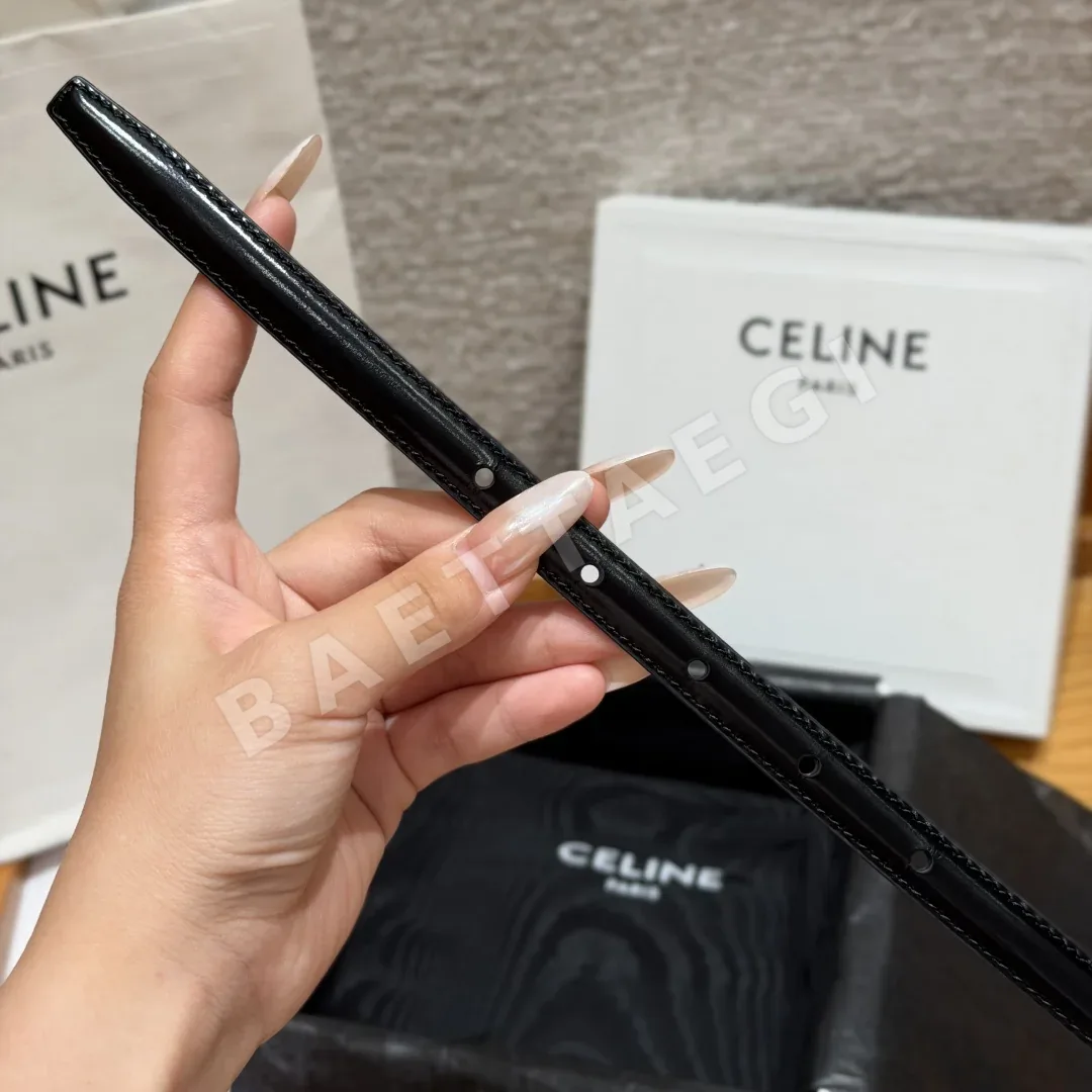 셀린느 메종 13mm 가죽 벨트 상세 이미지 9