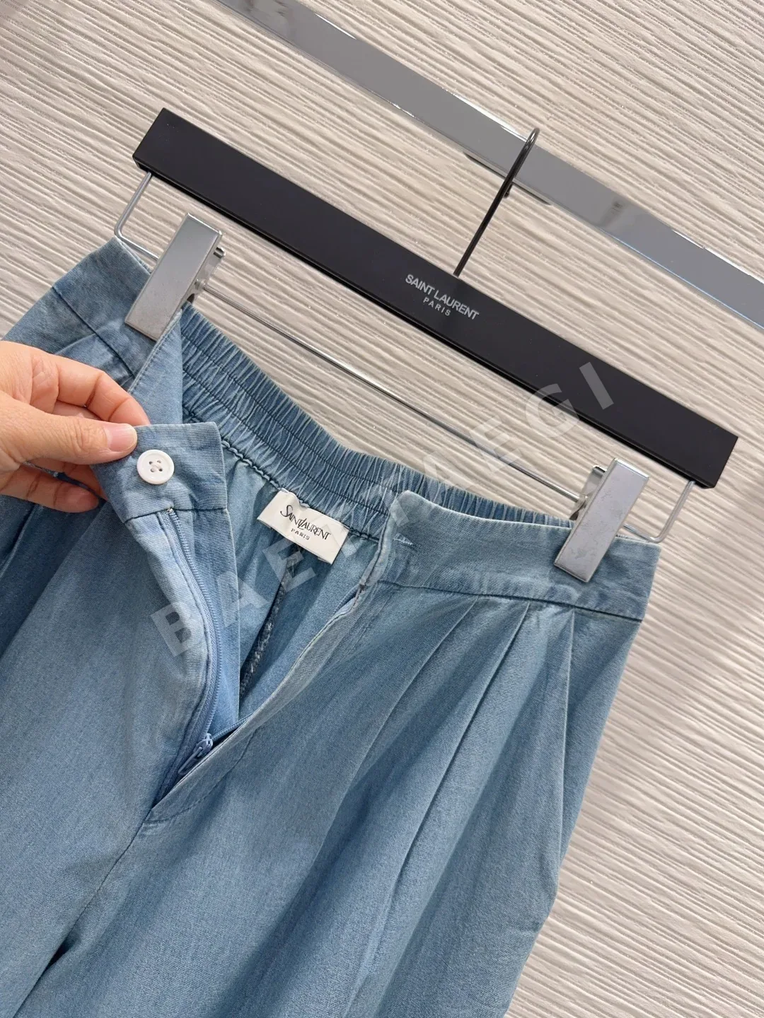 생로랑 여성 데님 바지 상세 이미지 4