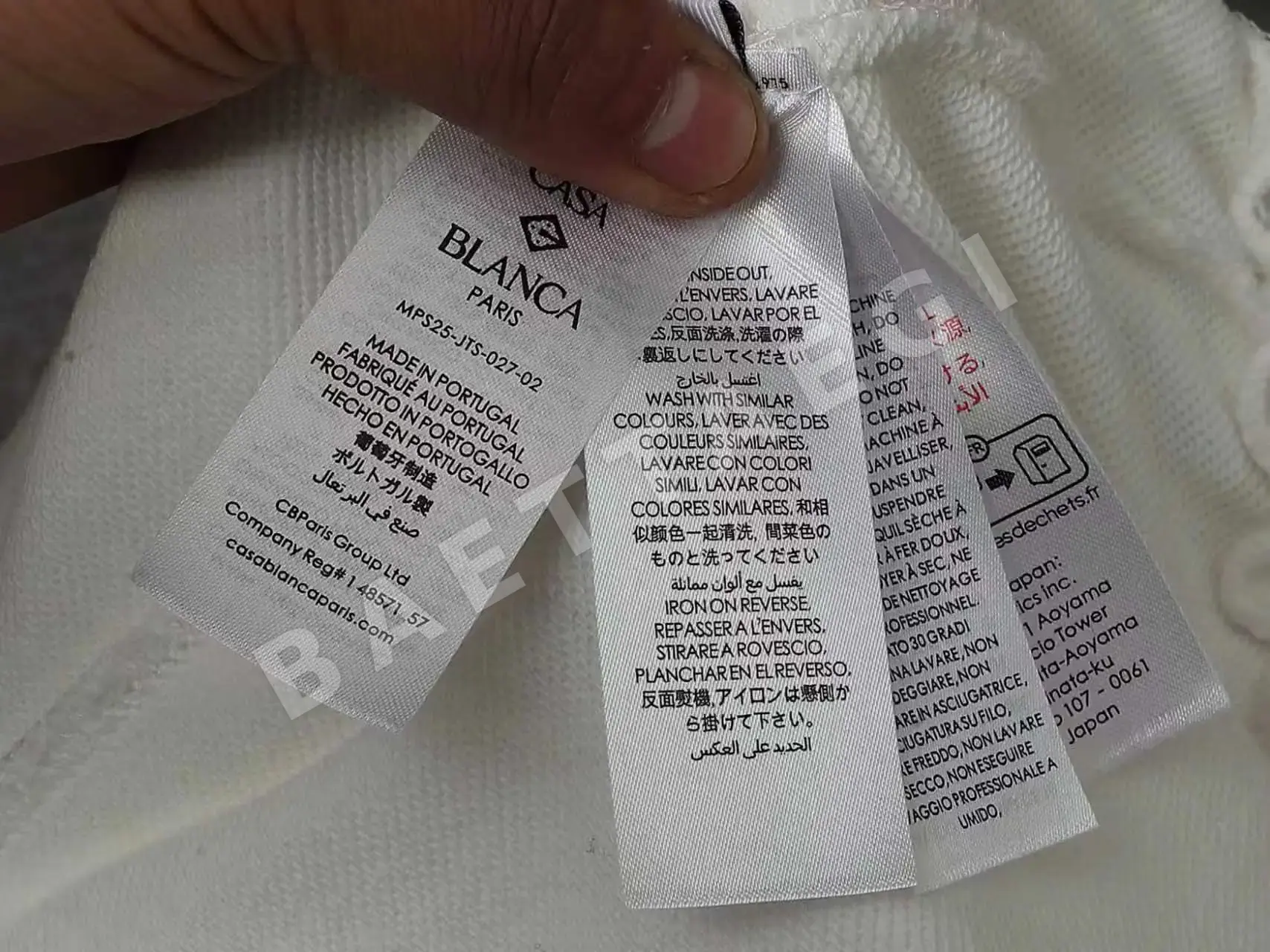 카사블랑카 테리 원단 프린트 남성 반바지 상세 이미지 8