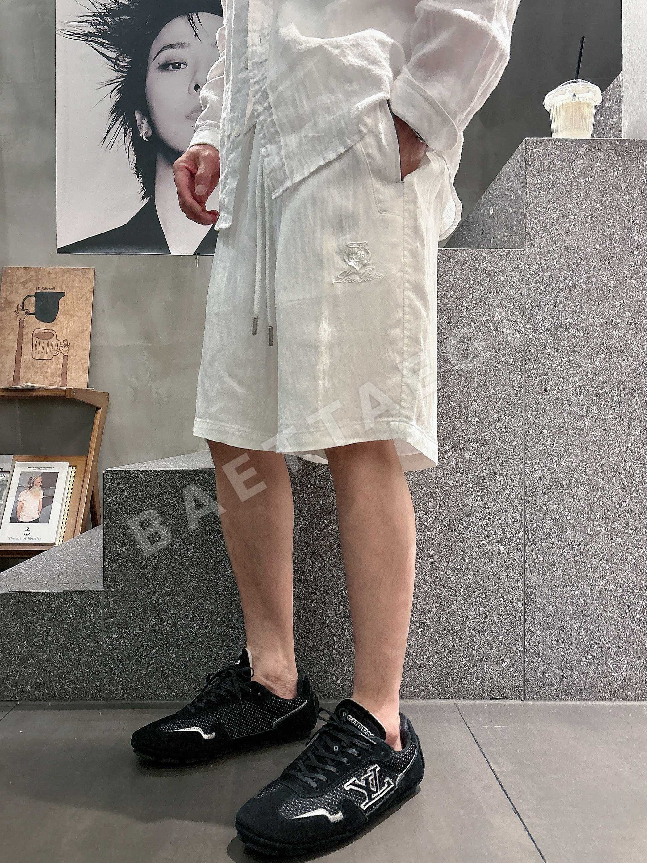 로로피아나 남성 캐주얼 반바지 상세 이미지 2