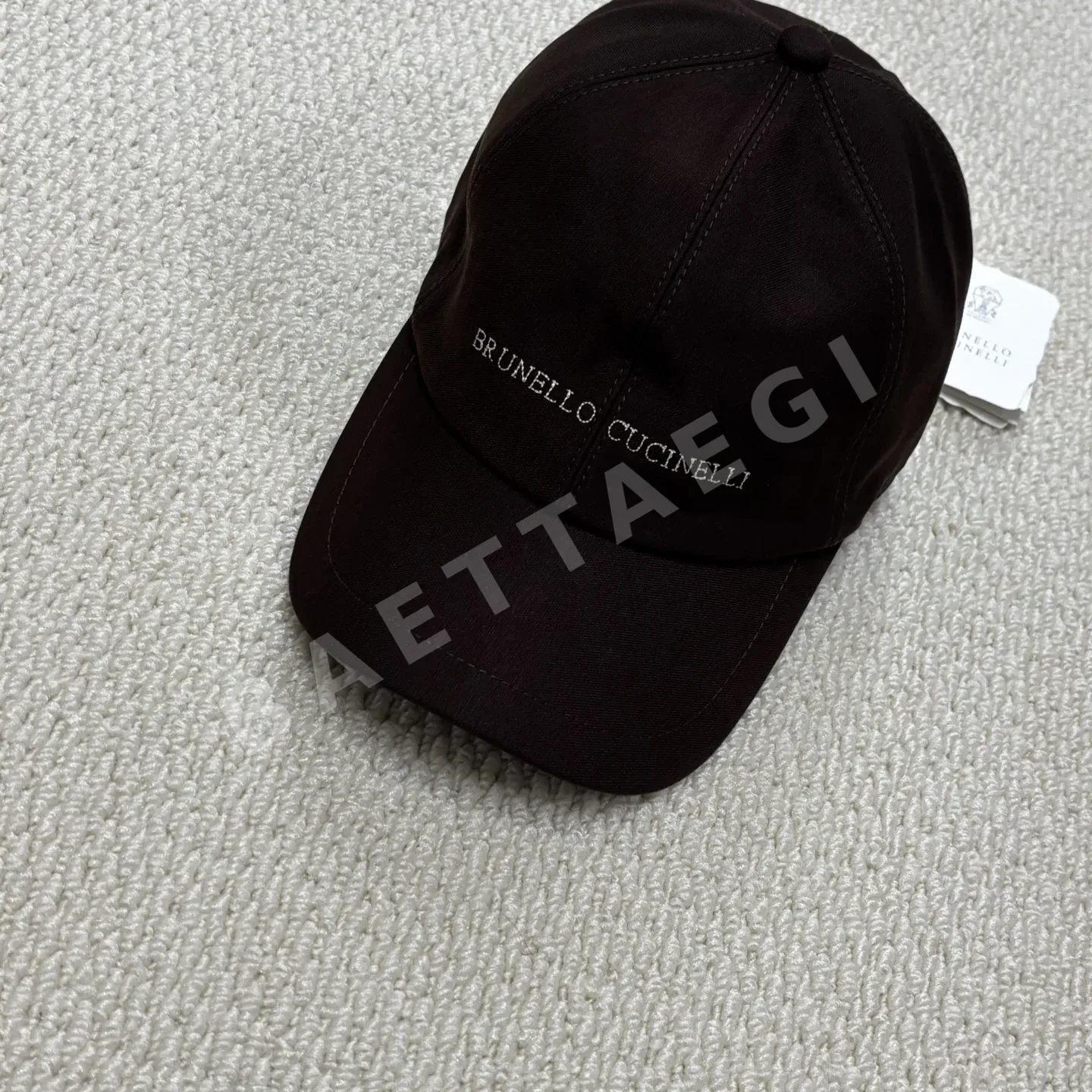 브루넬로쿠치넬리 소가죽 조절 버클 야구모자 상세 이미지 2
