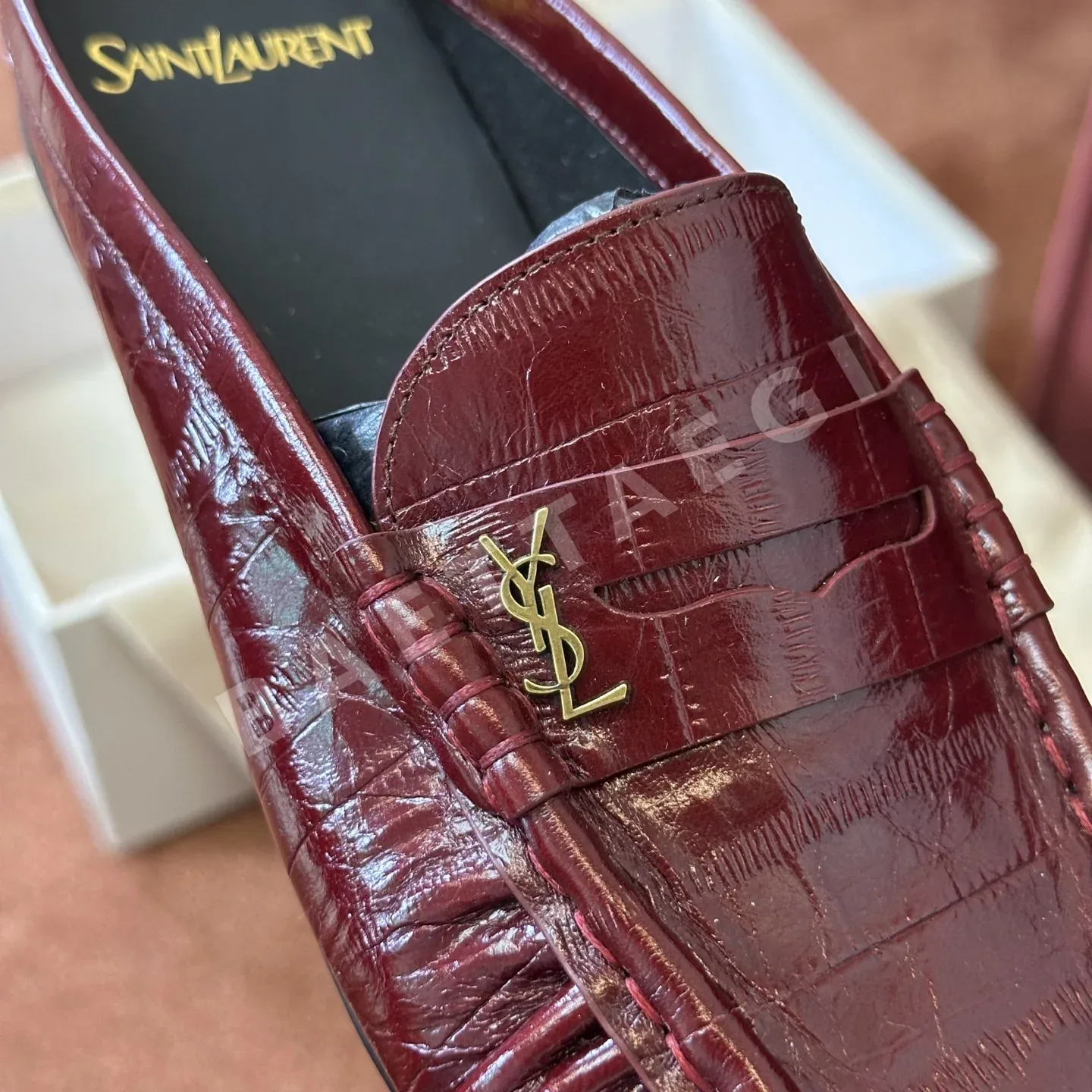 생로랑 YSL 앞코 덮인 뮬 상세 이미지 5
