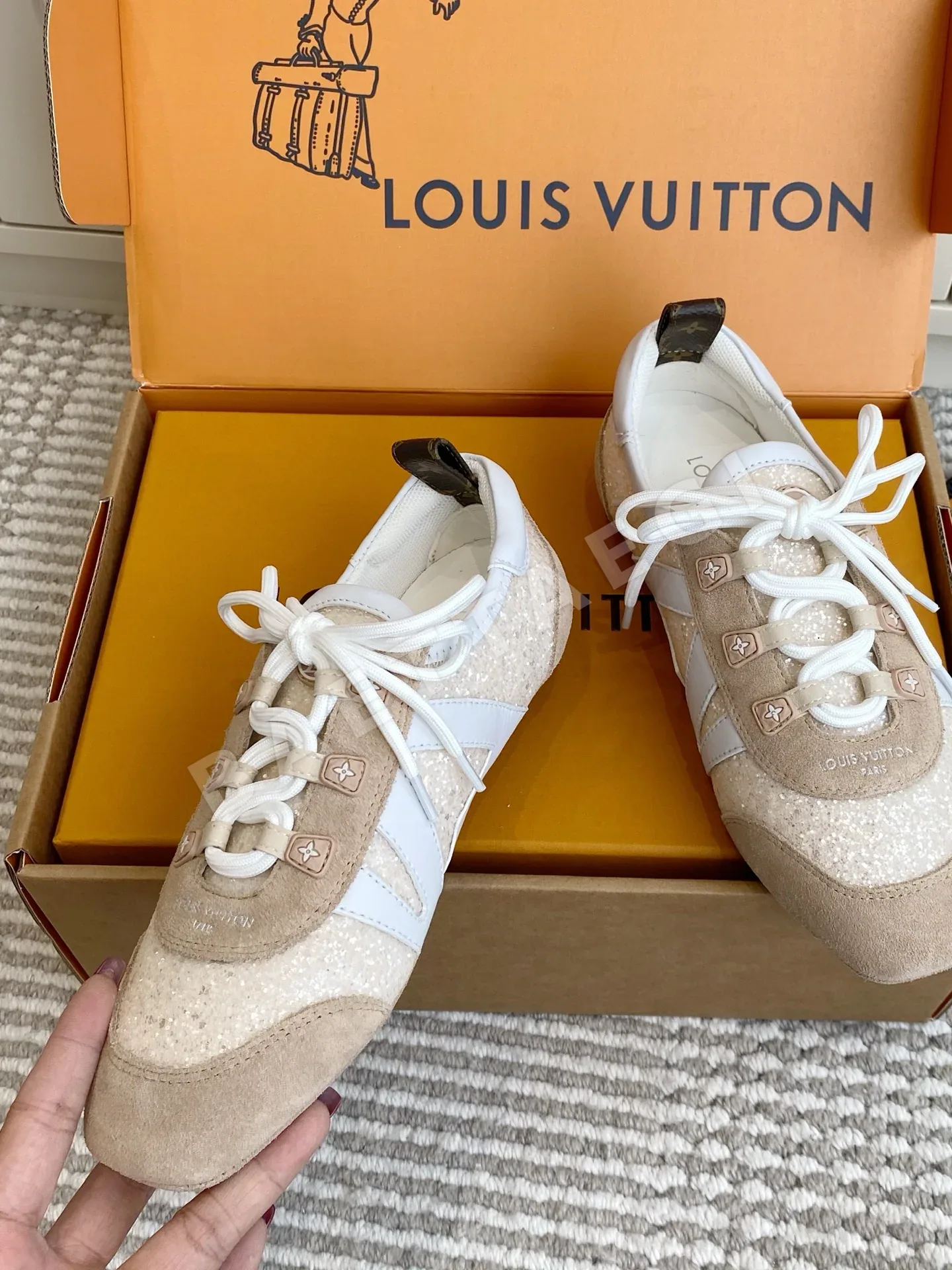 루이비통 Sneakerina 발레 스니커즈 상세 이미지 3