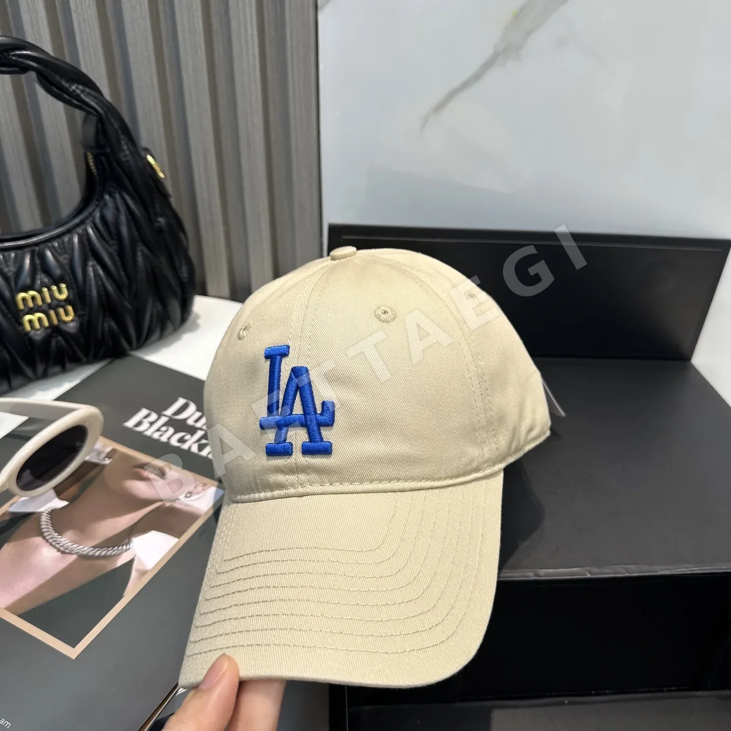 MLB 뉴욕 양키스 3D 글자 자수 커플 모자 상세 이미지 2