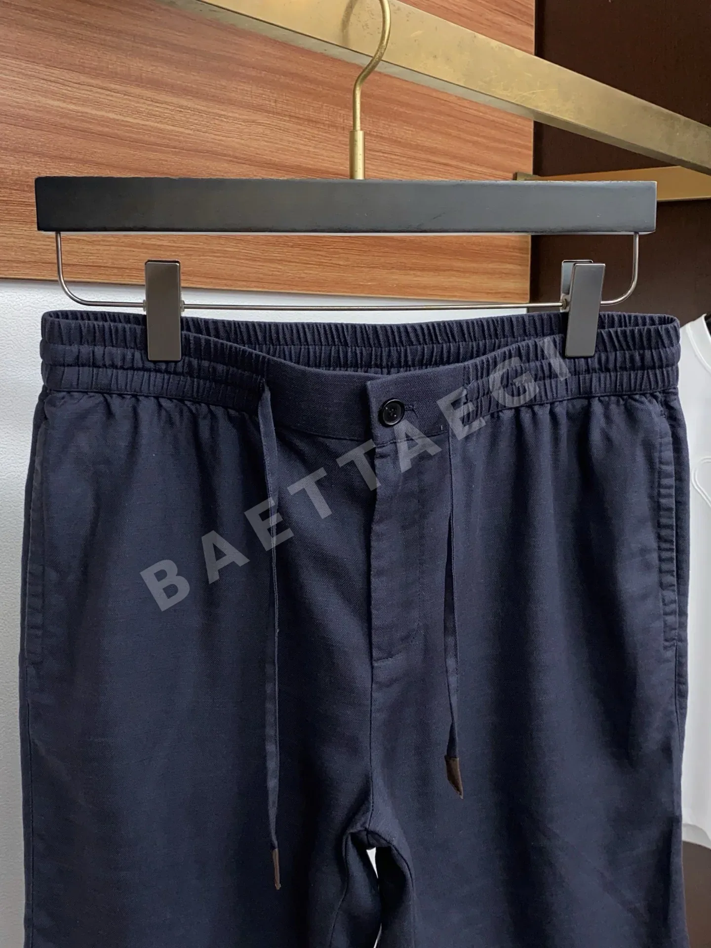 로로피아나 남성 린넨 반바지 상세 이미지 2