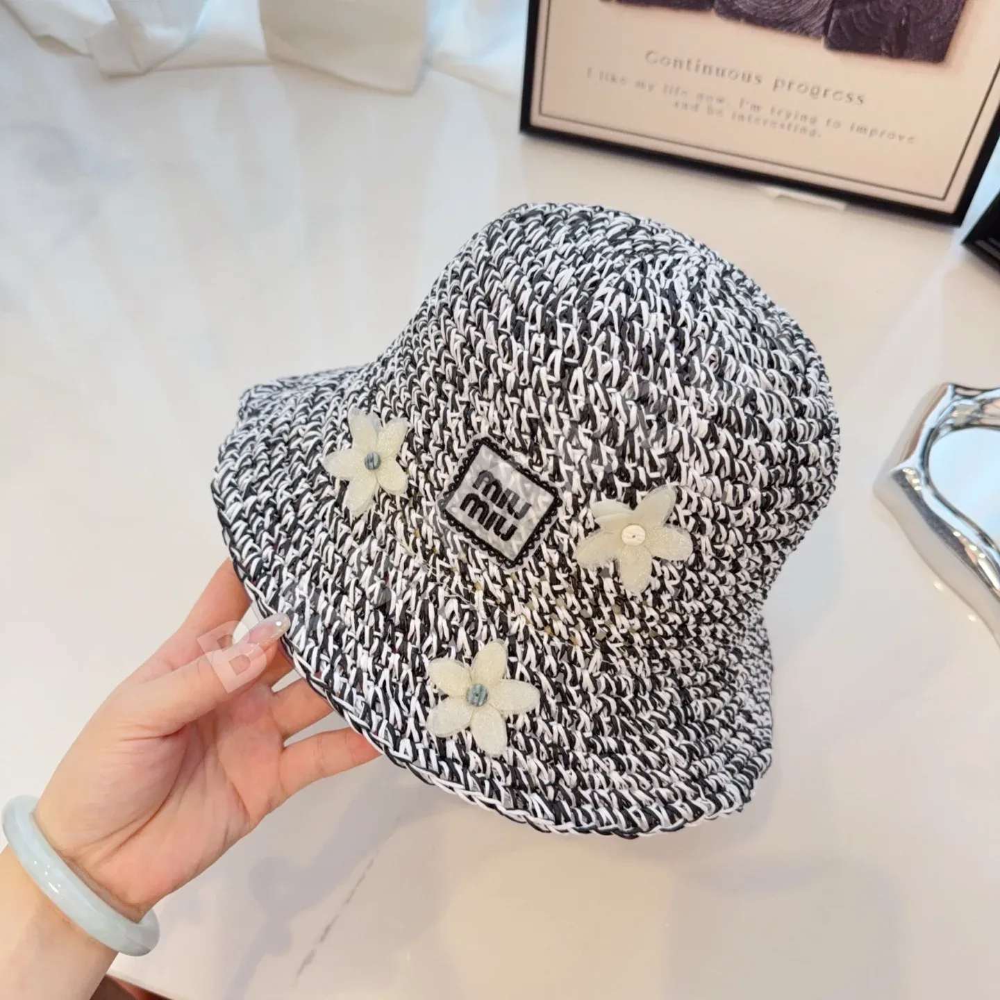 미우미우 모자 81275 Miu Miu Cap 상세 이미지 4
