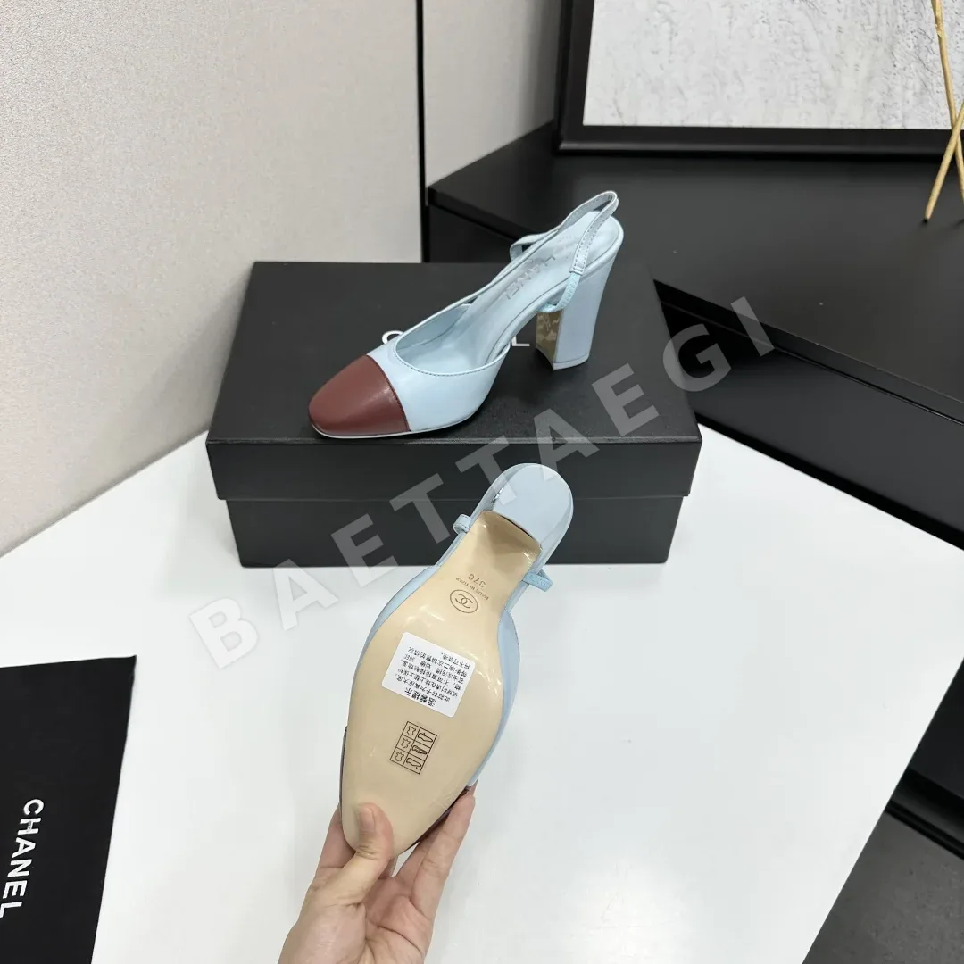 샤넬 클래식 플랫 스링백 샌들 상세 이미지 4