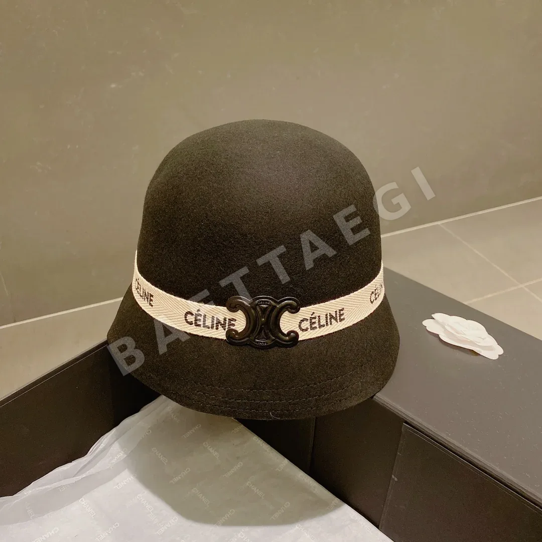 셀린느 울 버킷 햇 모자 83199