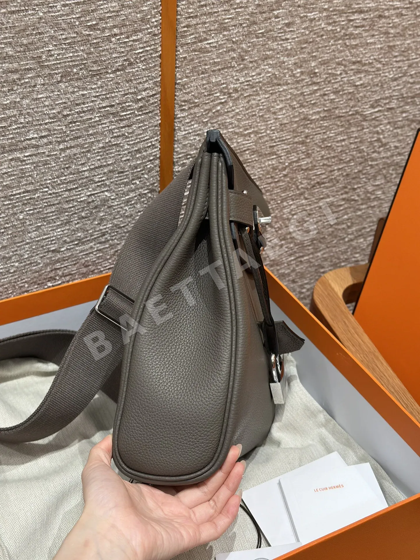 에르메스 핵 아 도 토고 가죽 백팩 상세 이미지 5