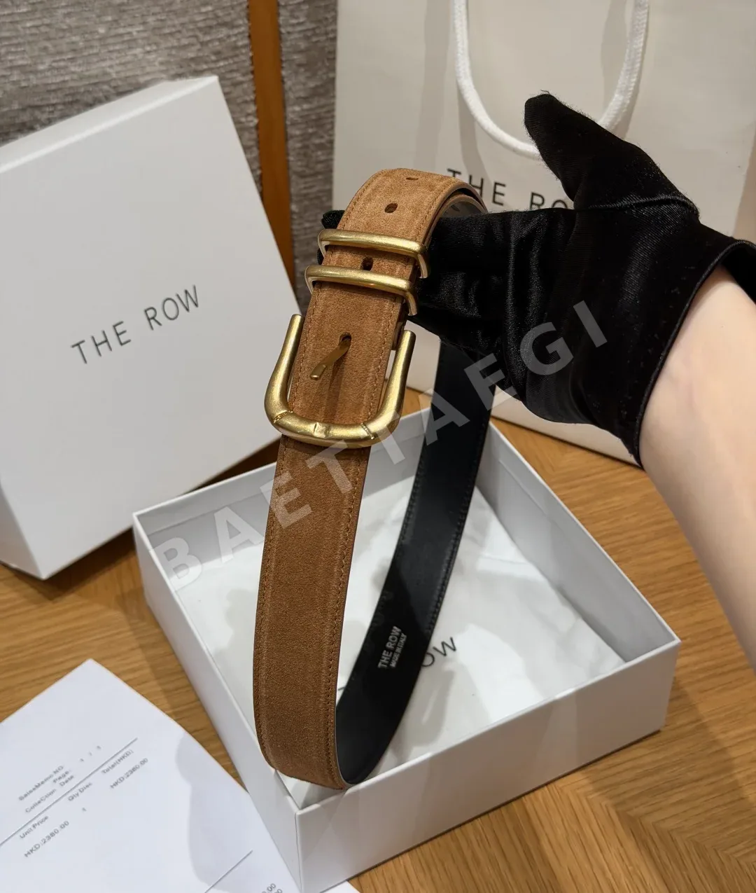 더로우 클래식 가죽 더블 링 벨트 30mm 상세 이미지 7