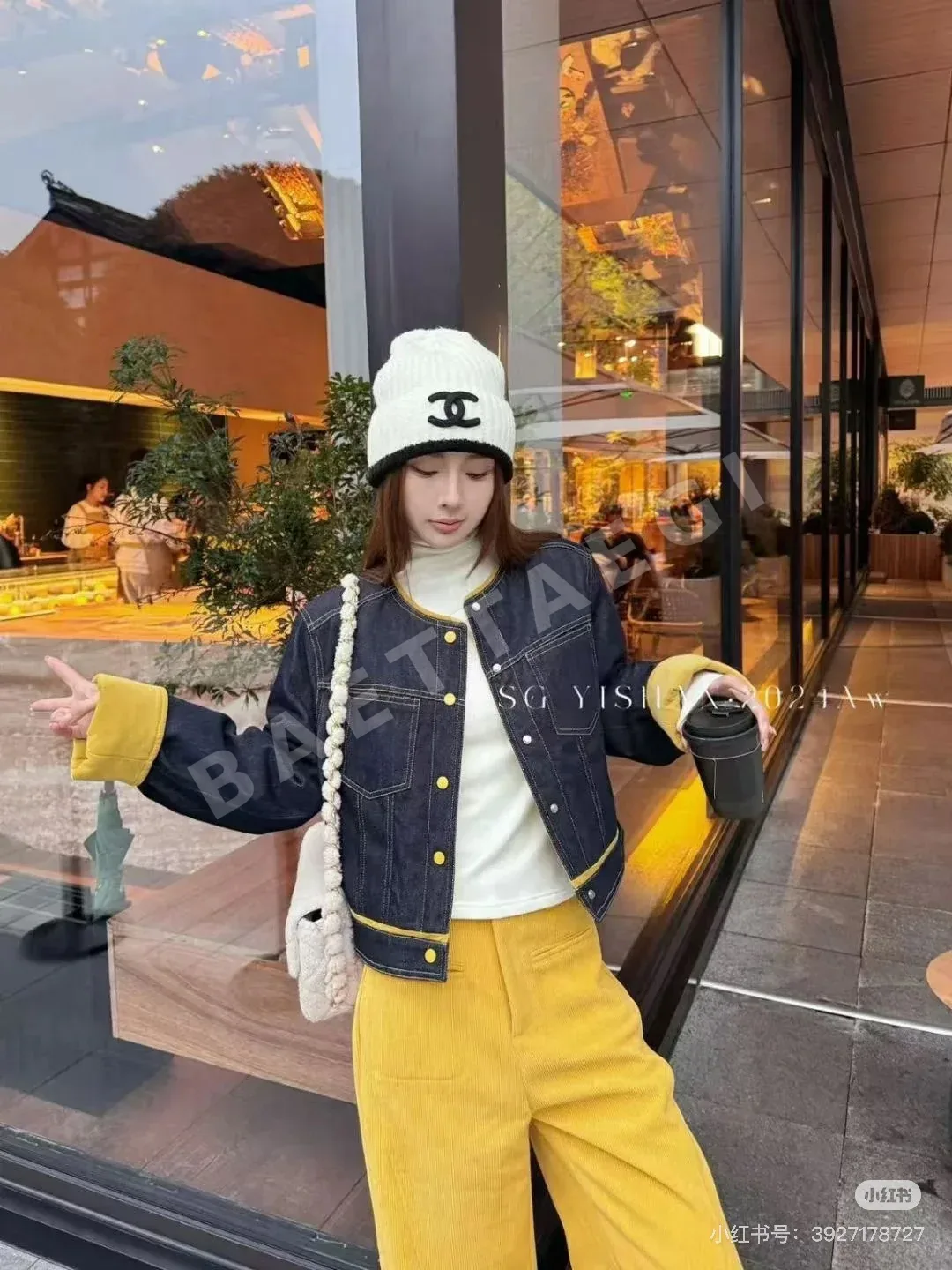 샤넬 니트 비니 모자 상세 이미지 1