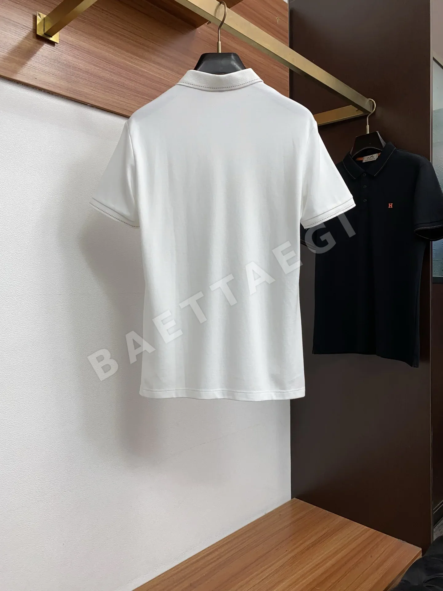 에르메스 남성 비즈니스 폴로셔츠 반팔 상세 이미지 9