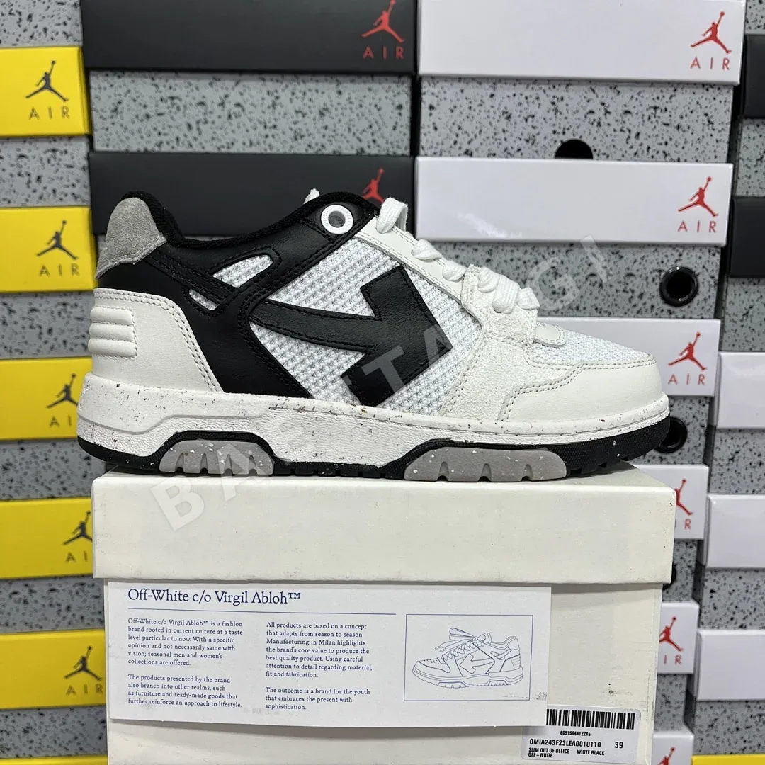 오프화이트 아웃 오브 오피스 OOO 로우 탑스 202408 Off White Out Of Office OOO Low Tops White 상세 이미지 1