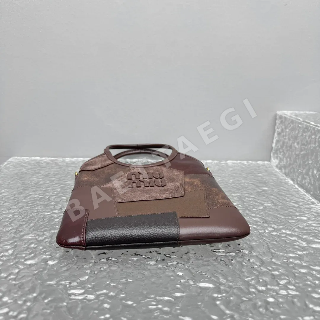미우미우 패치워크 가죽 호보백 상세 이미지 6