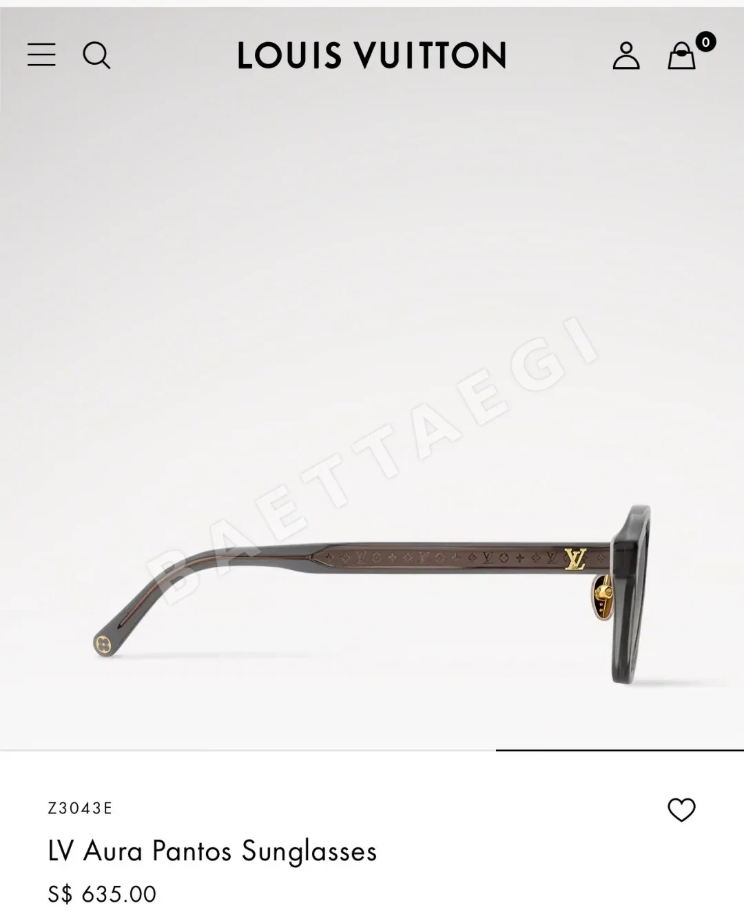루이비통 선글라스 72900 Louis Vuitton Sunglasses 상세 이미지 6