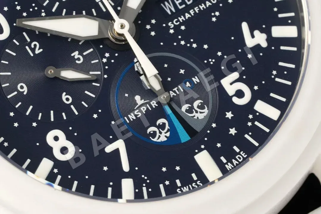 IWC 파일럿 크로노그래프 인스피레이션 4 세라믹 시계 상세 이미지 5