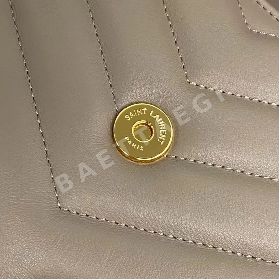 생로랑 루루 미디엄 가방 그레이 브라운 골드 상세 이미지 9