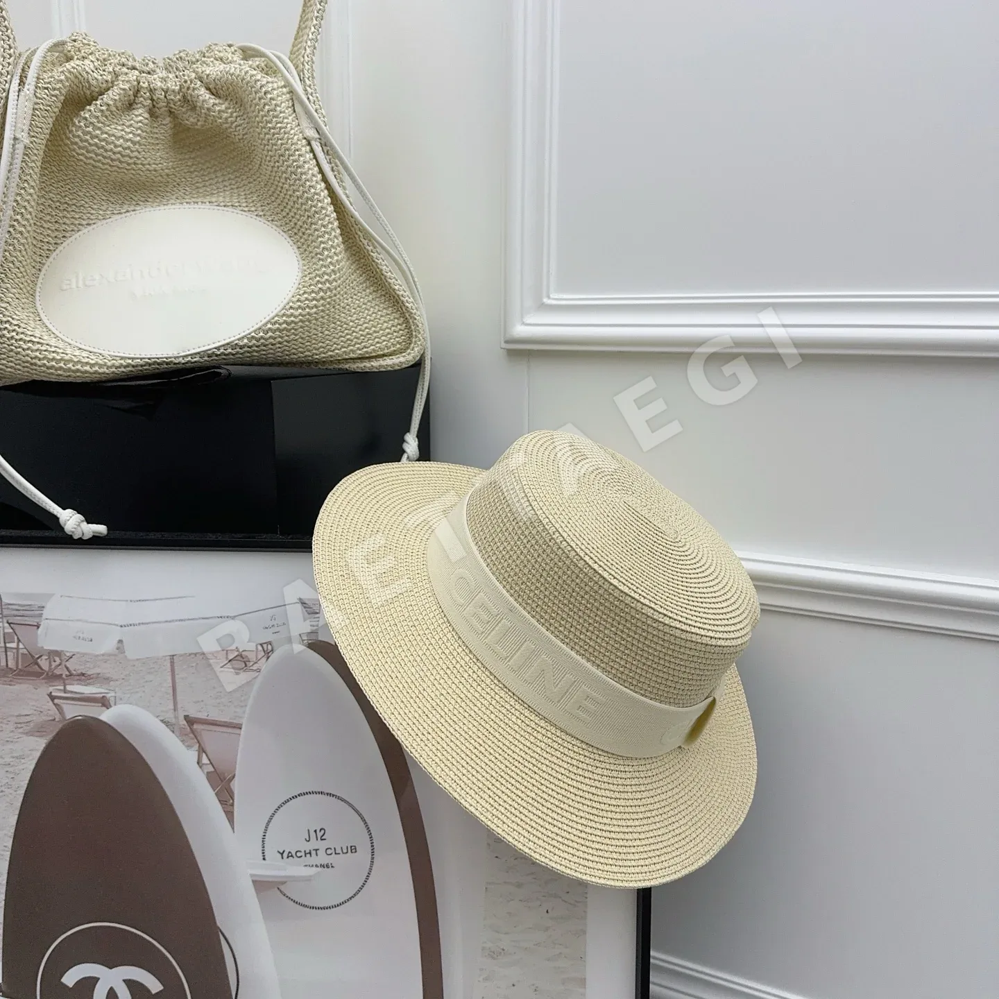 셀린느 캔디 컬러 플랫 캡 상세 이미지 4