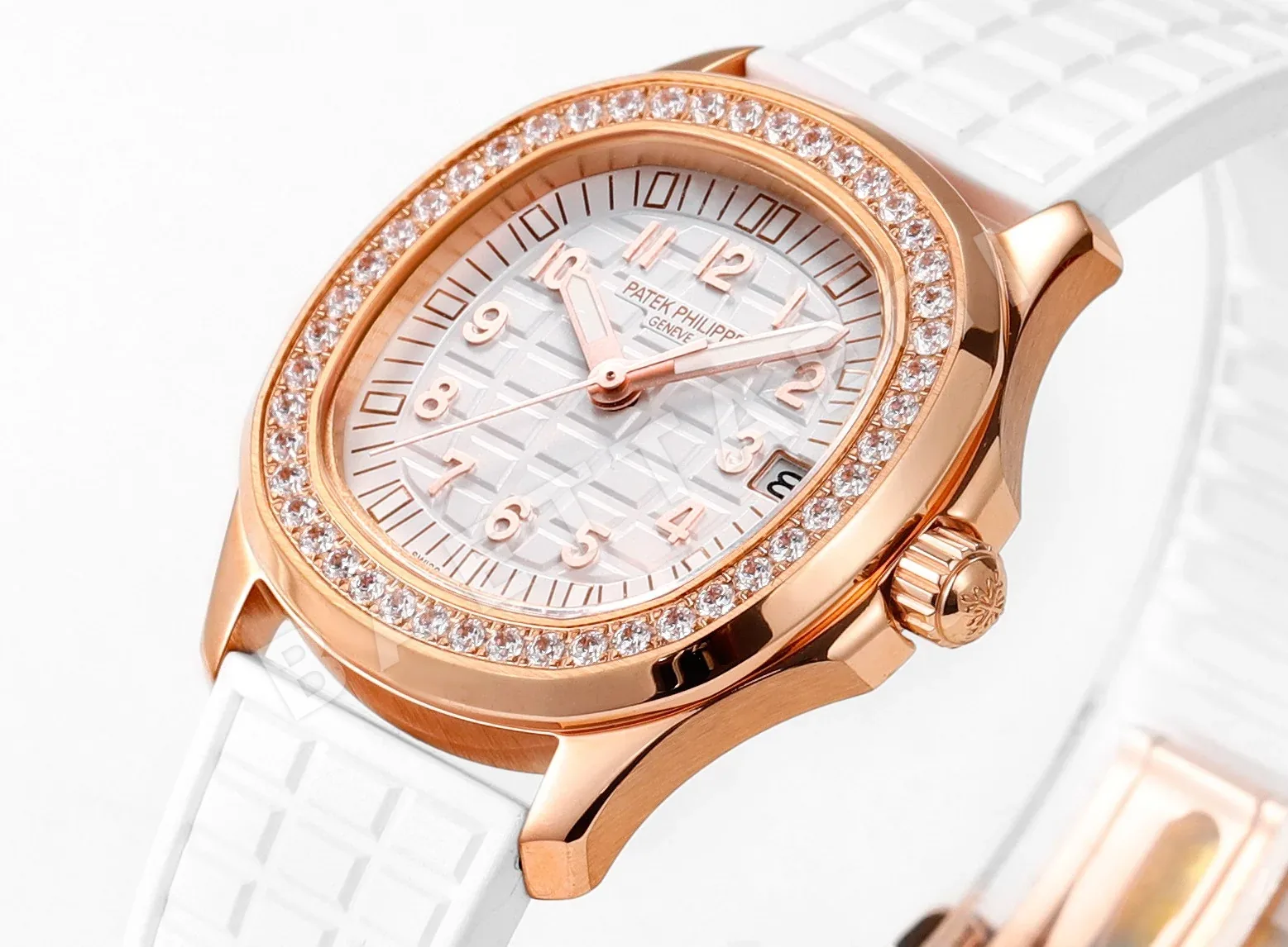 파텍필립 아쿠아넛 다이아 자동 스틸 여성용 JBL 공장 레플리카 44175 Patek Philippe 상세 이미지 2