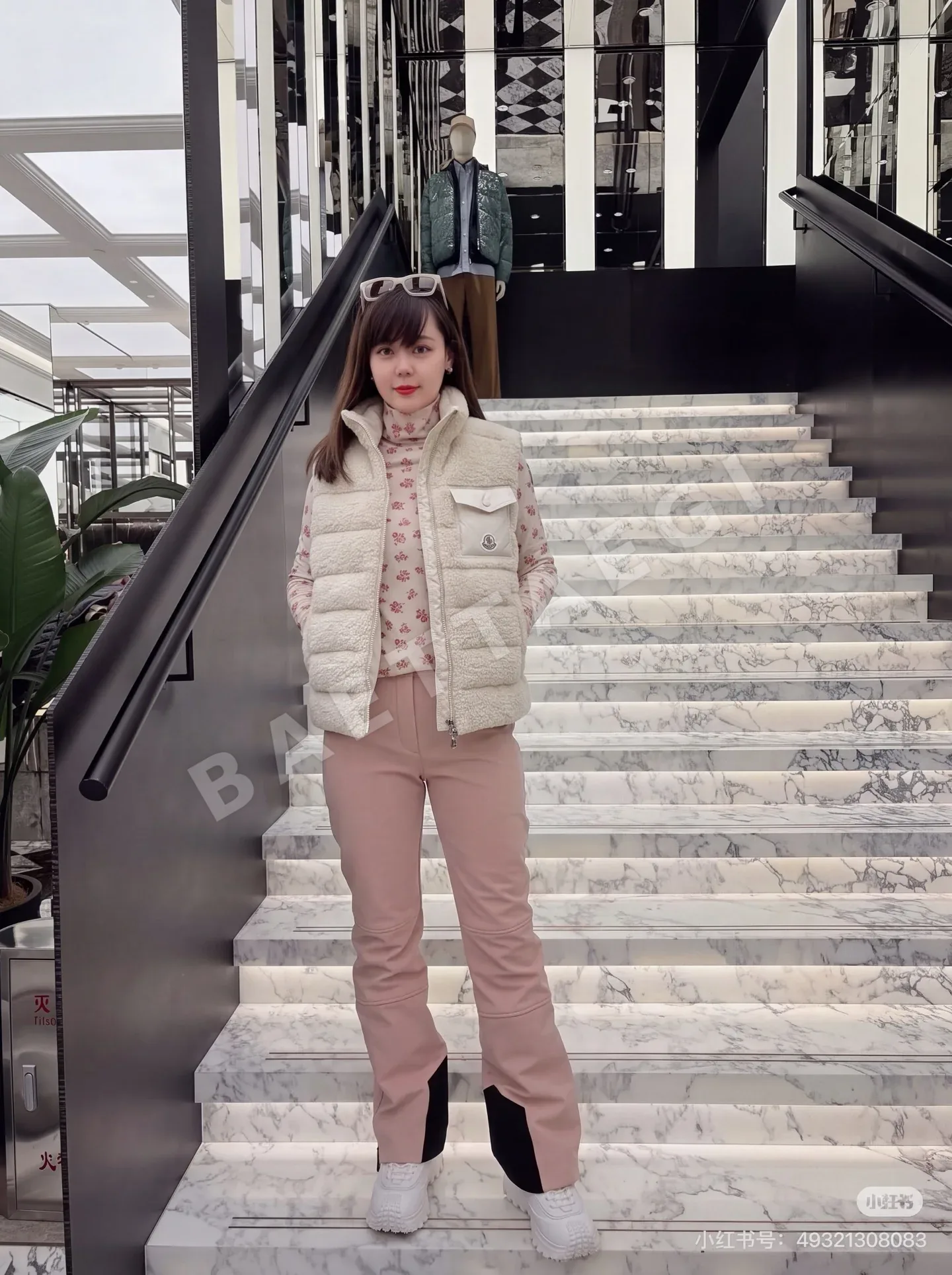 몽클레르 테디 베어 플리스 여성 다운 조끼 상세 이미지 7