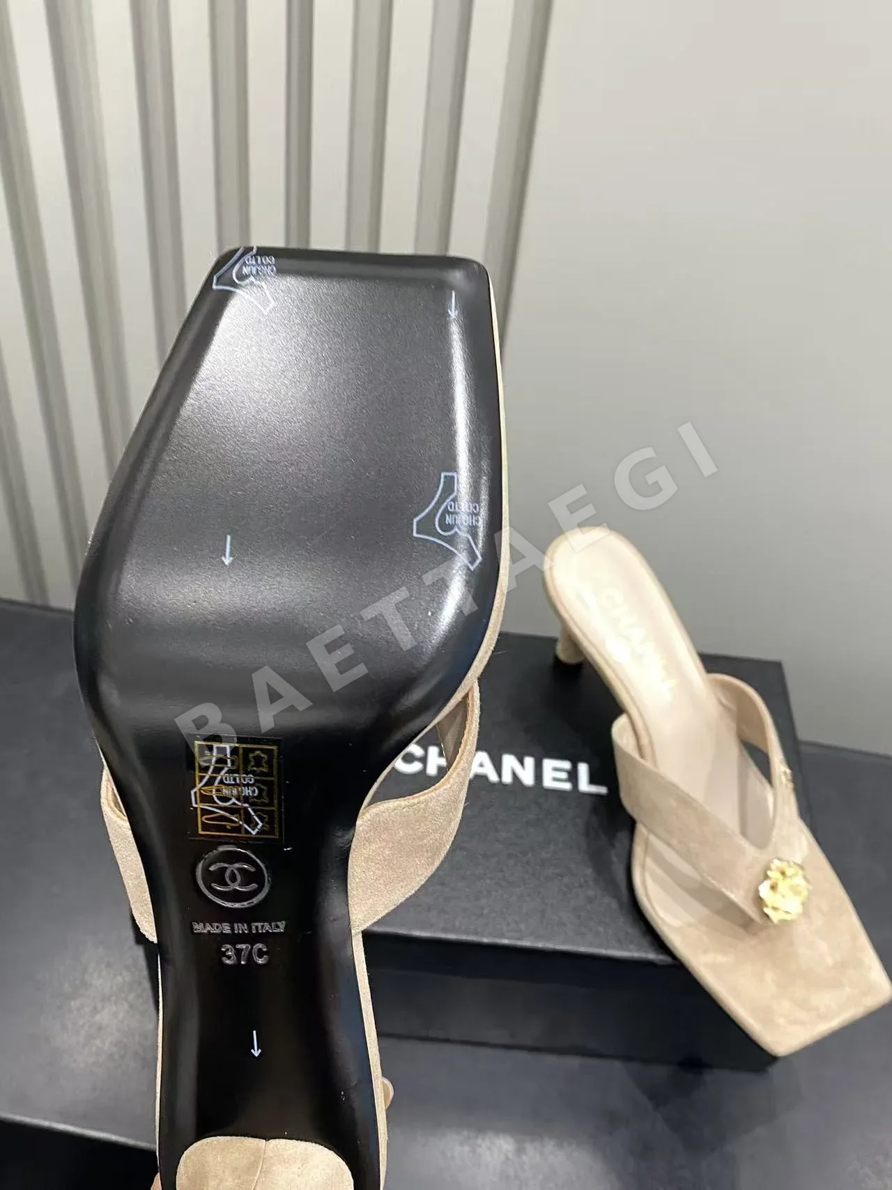 샤넬 카멜리아 스퀘어토 플립플랍 143719 Chanel 상세 이미지 9