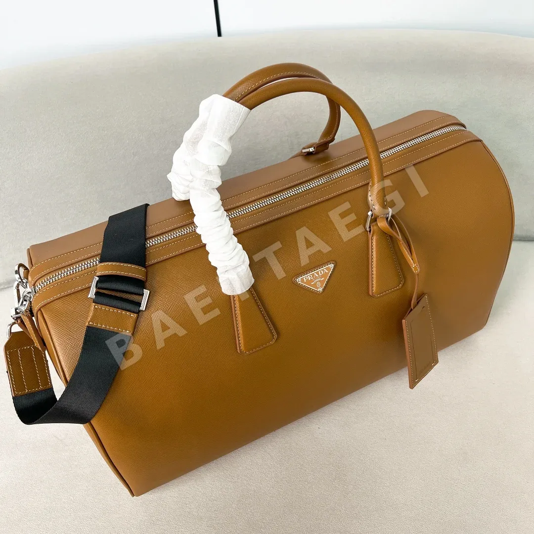 프라다 사피아노 크로스패턴 소가죽 여행 가방 2VC018 상세 이미지 5