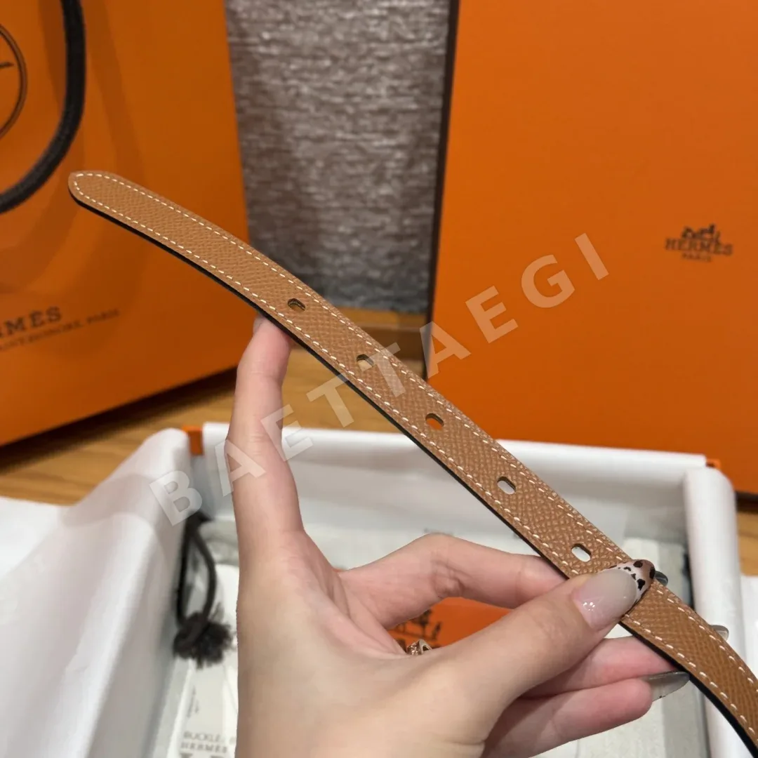 에르메스 H 벨트 15mm 양면 가죽 벨트 상세 이미지 8