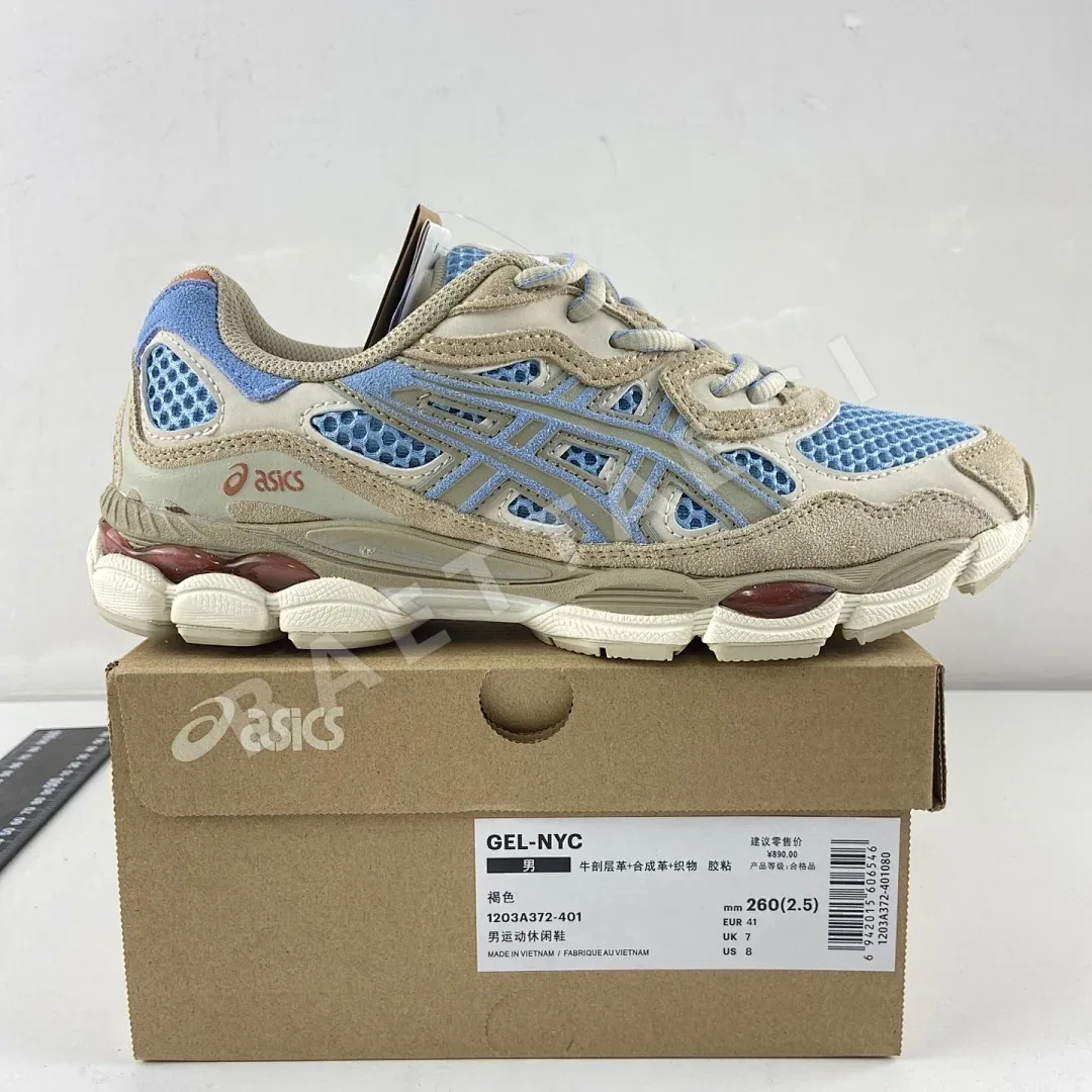 아식스 [HP] 젤 NYC 1203A372-401 200226 Asics Gel-NYC Harbor Blue Wood Crepe 상세 이미지 6