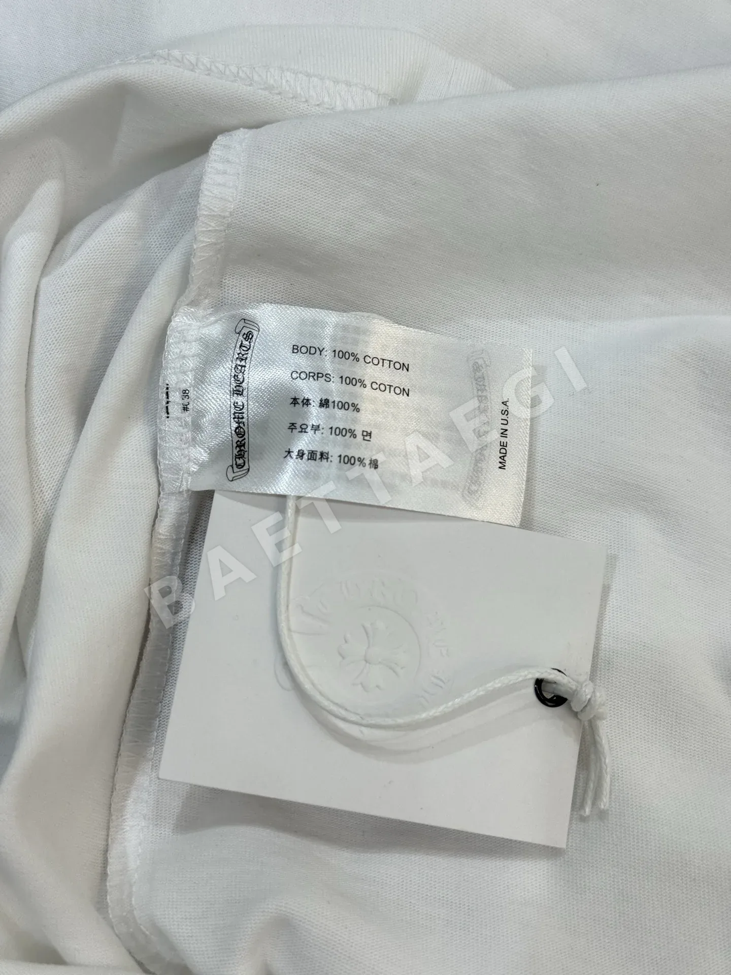 크롬하츠 두루마리 문양 산스크리트어 프린트 남성 긴팔 셔츠 상세 이미지 8