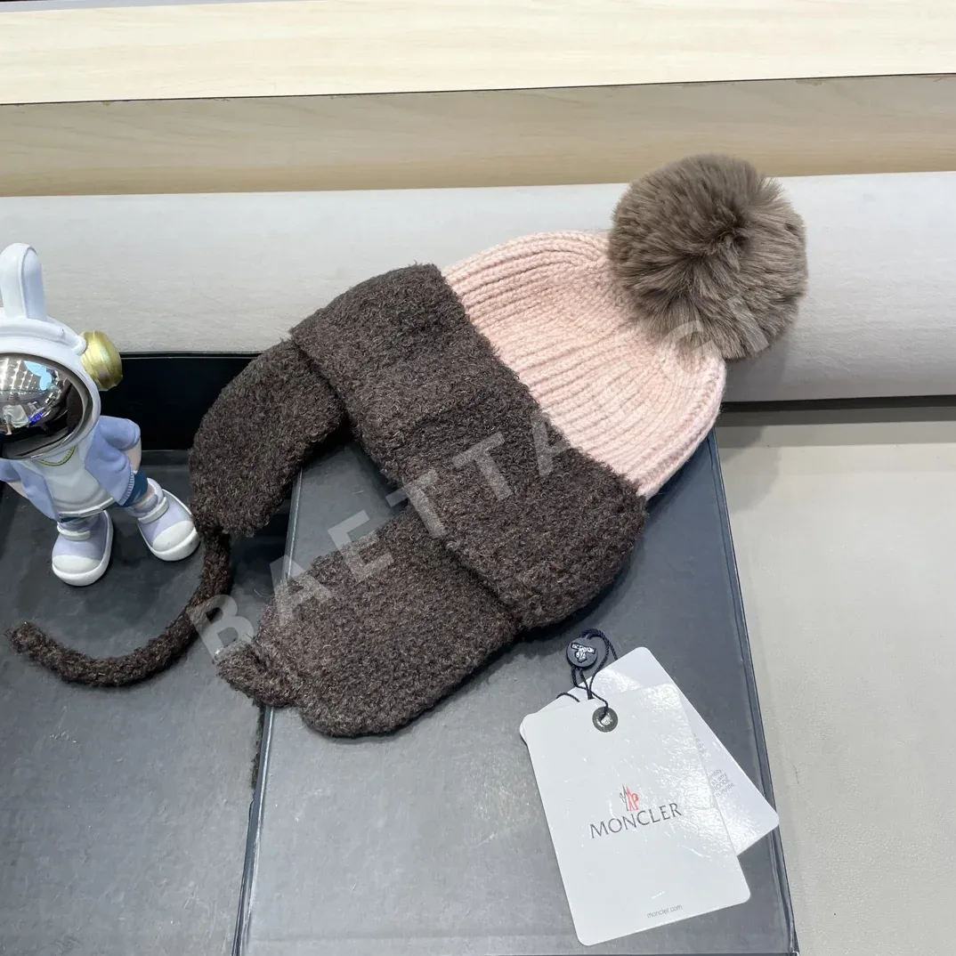 몽클레르 가죽 플리스 귀 보호 모자 상세 이미지 6