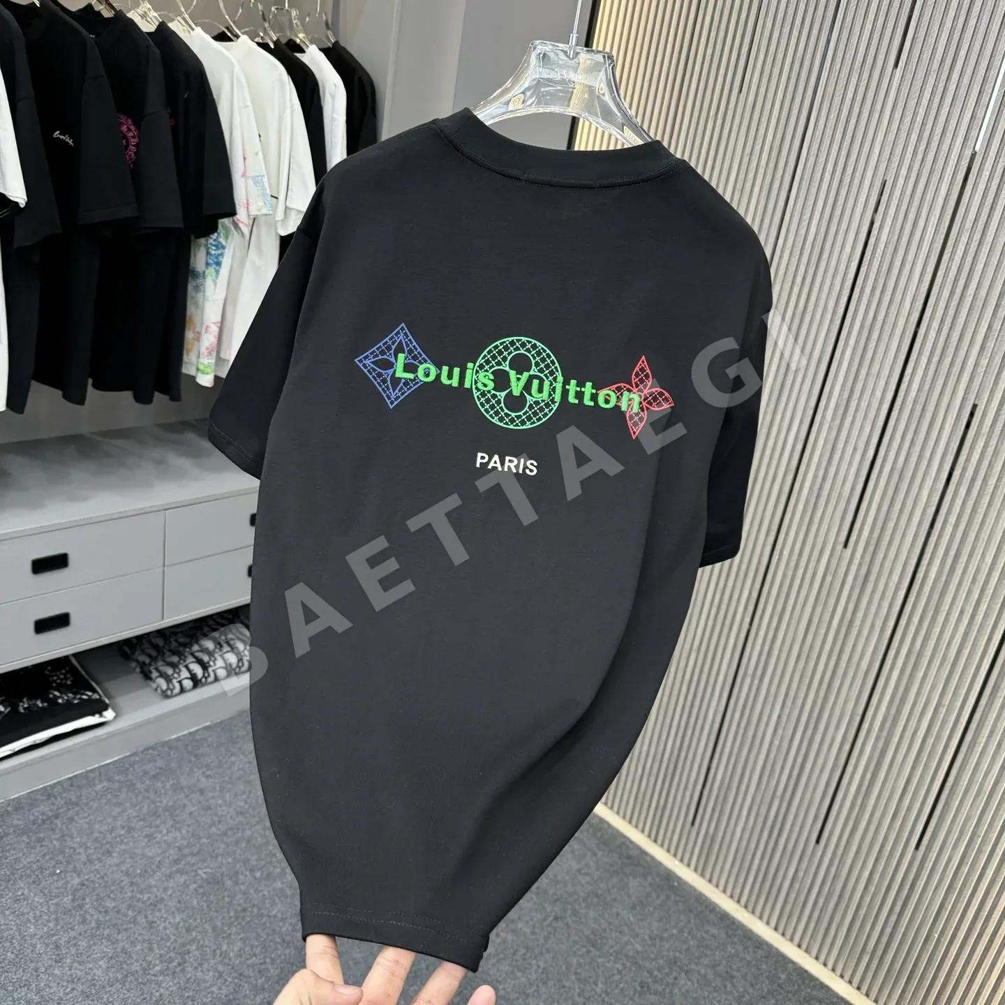 루이비통 여성 헤비코튼 반팔 티셔츠 상세 이미지 8