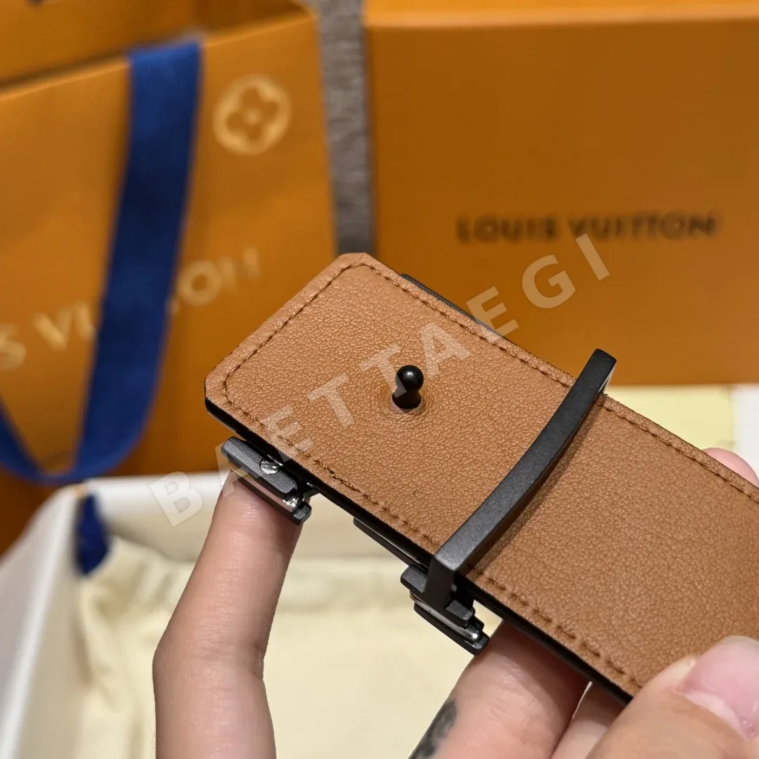 루이비통 다미에 패턴 40mm 리버서블 벨트 상세 이미지 9